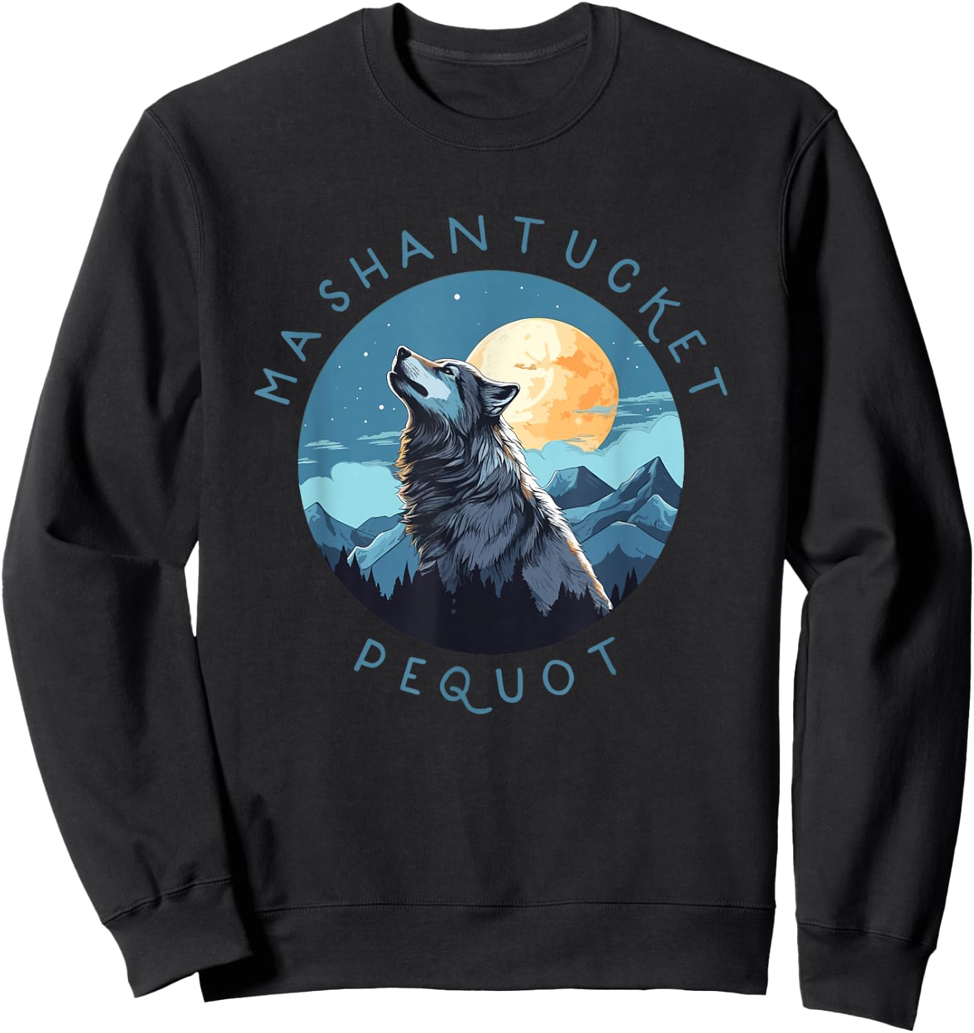 Mashantucket Pequot Indian Tribe Native American Indigenous Sweatshirt - Sweatshirt | Black