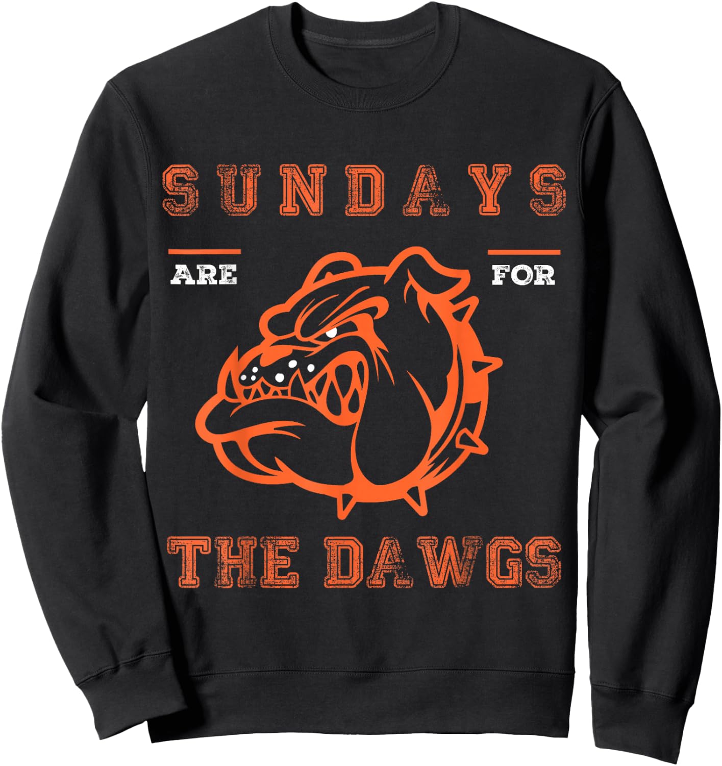 Sundays are for the Dawgs Cleveland Ohio Present Dawg Sweatshirt - Sweatshirt | Black