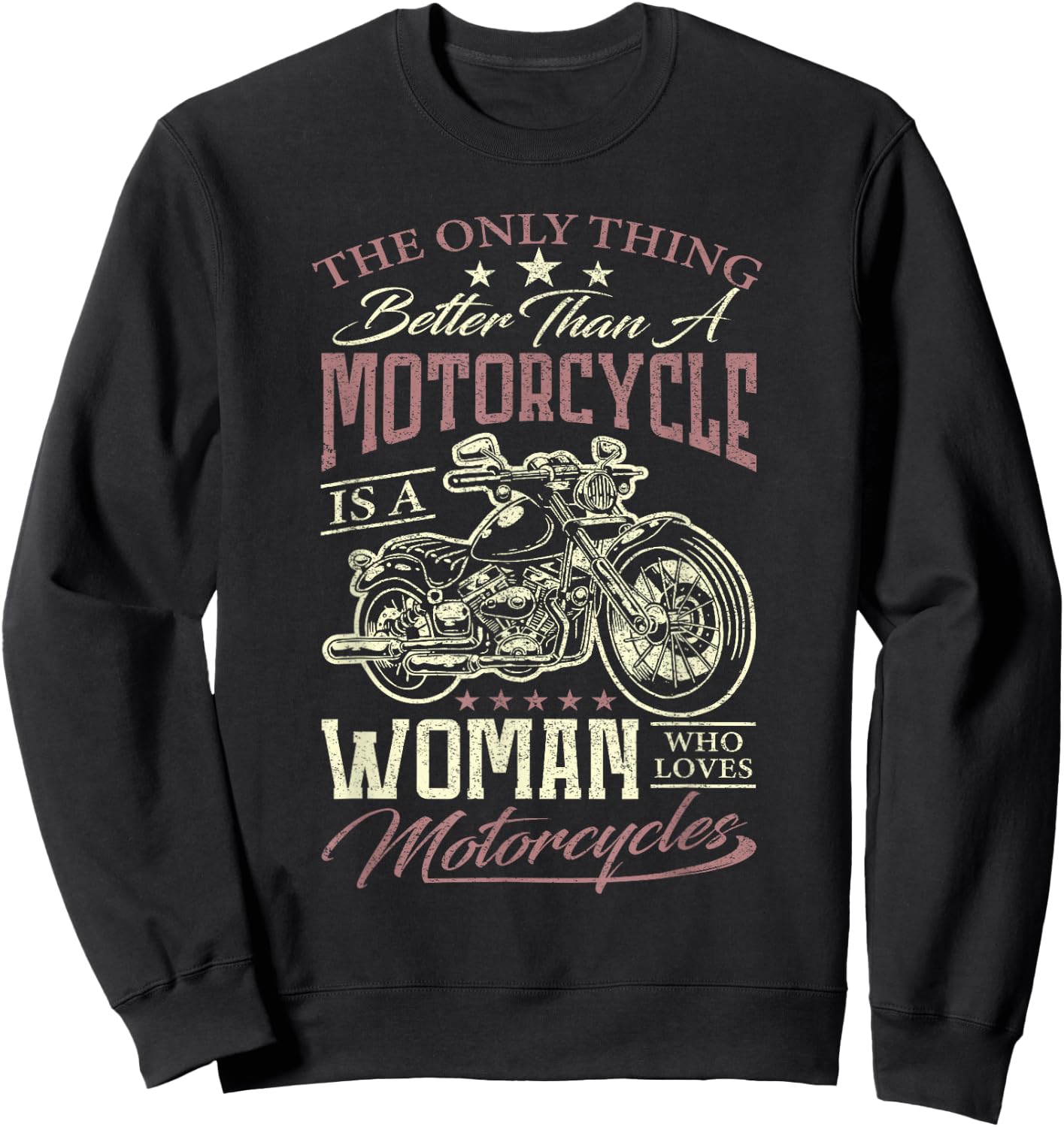Biker Motorcycle Men Sweatshirt - Sweatshirt | Black
