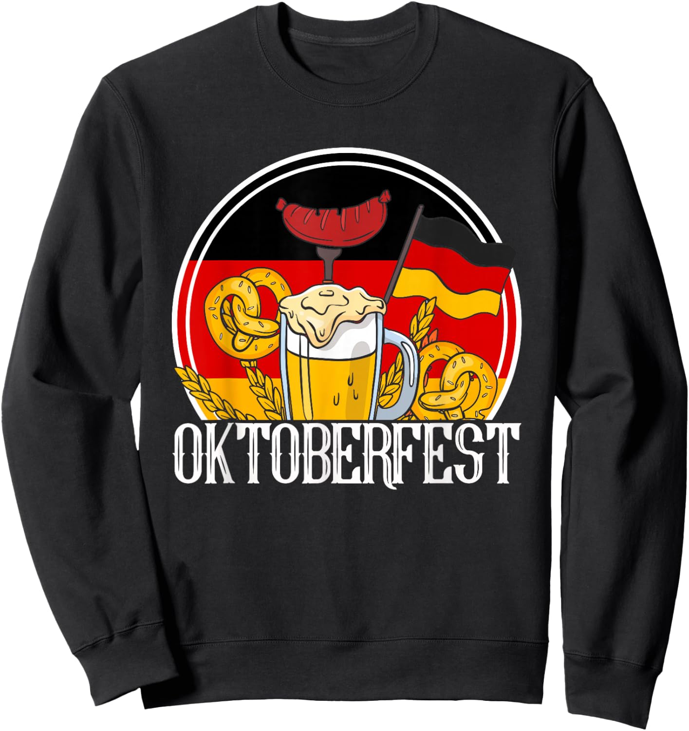 Oktoberfest 2025 Funny Oktoberfest 2025 Costume Men Women Sweatshirt - Sweatshirt | Black