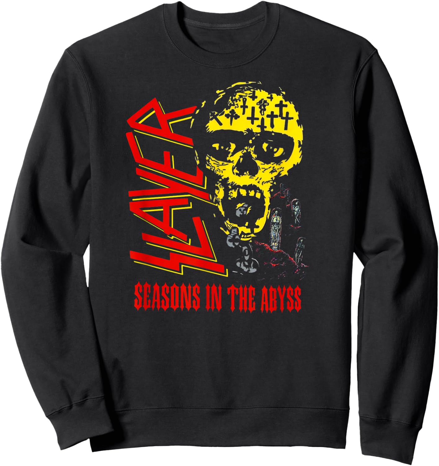 Slayer – Seasons in the Abyss Graphic Tour Sweatshirt - Sweatshirt | Black