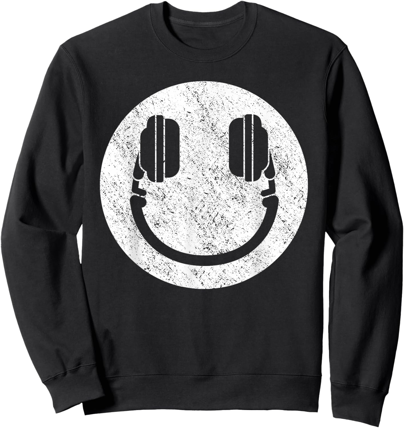 DJ Disc Jockey Smile Sweatshirt - Sweatshirt | Black