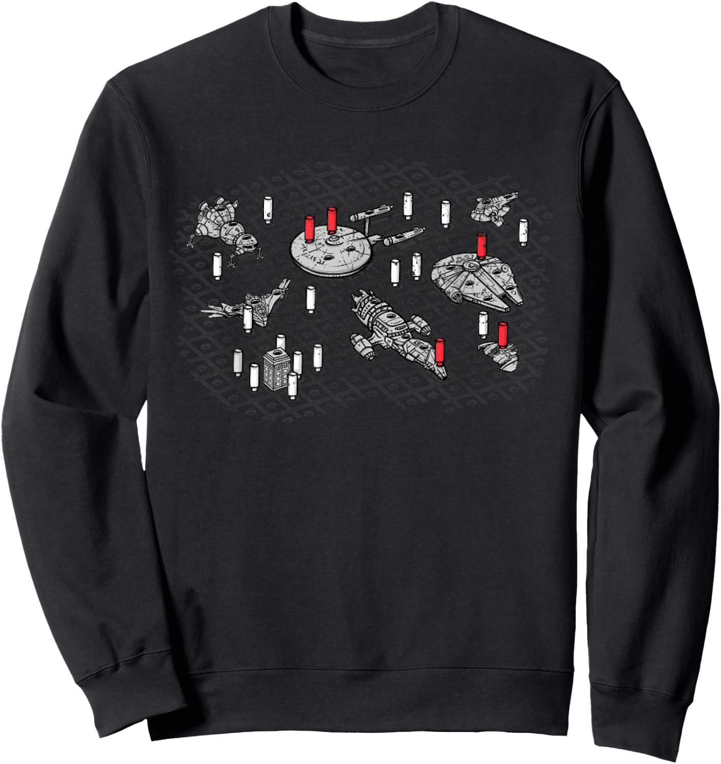 Vintage Intergalactic Battleship Firefly Serenity Sweatshirt - Sweatshirt | Black