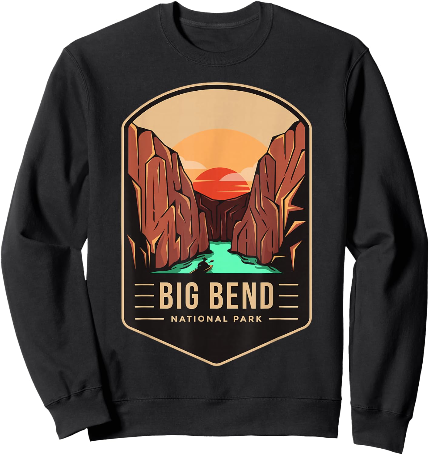 Big Bend National Park 1944 Texas Sweatshirt - Sweatshirt | Black