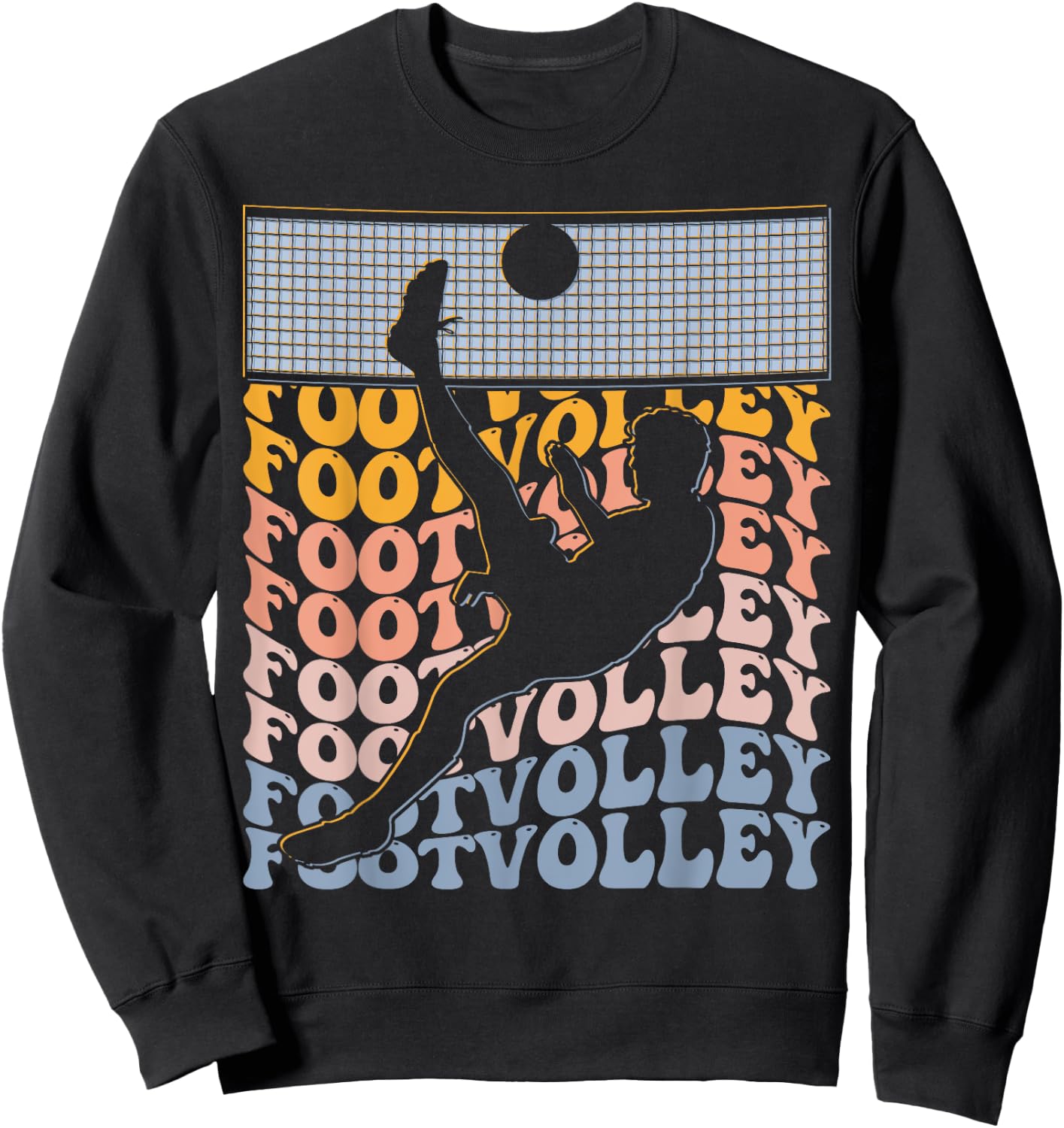 Footvolley Groovy Sweatshirt - Sweatshirt | Black