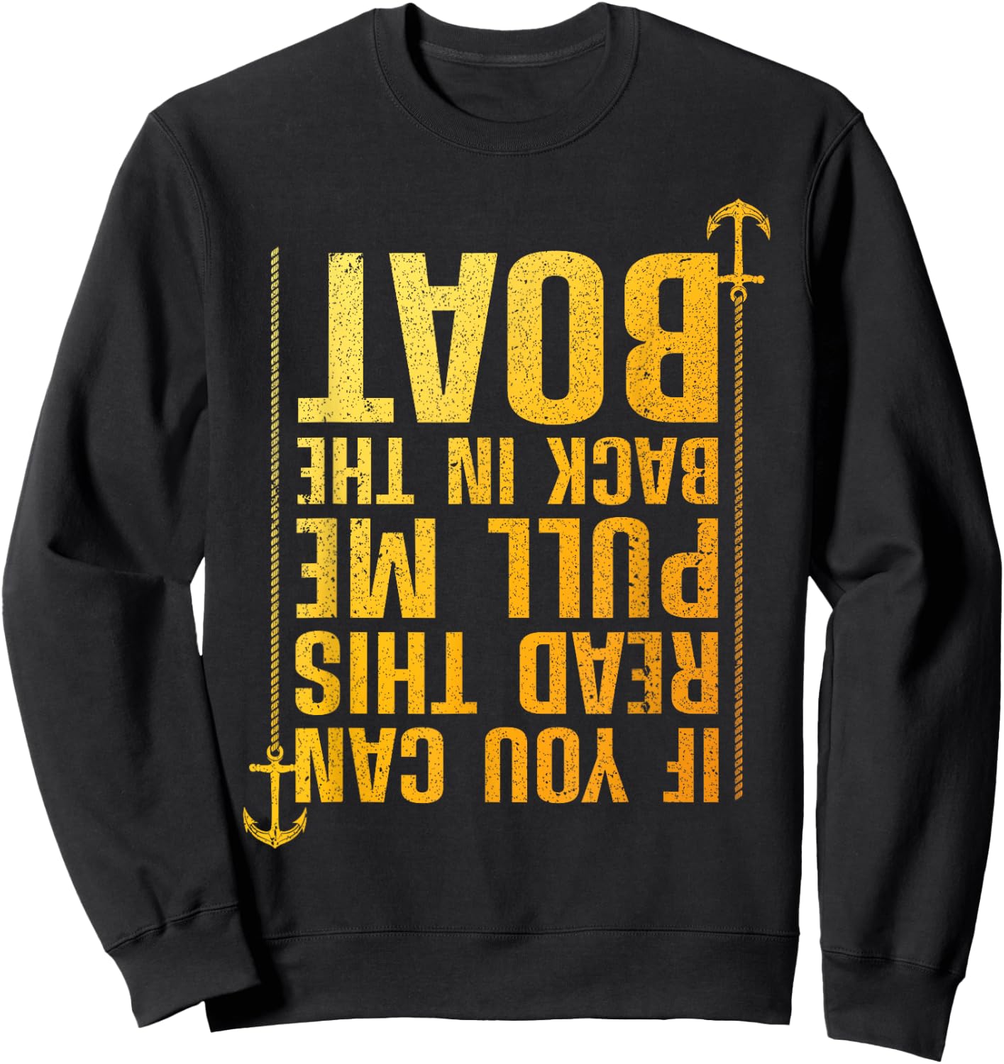 Funny Boating Design Women Boating Boater Boat Owner Sweatshirt - Sweatshirt | Black