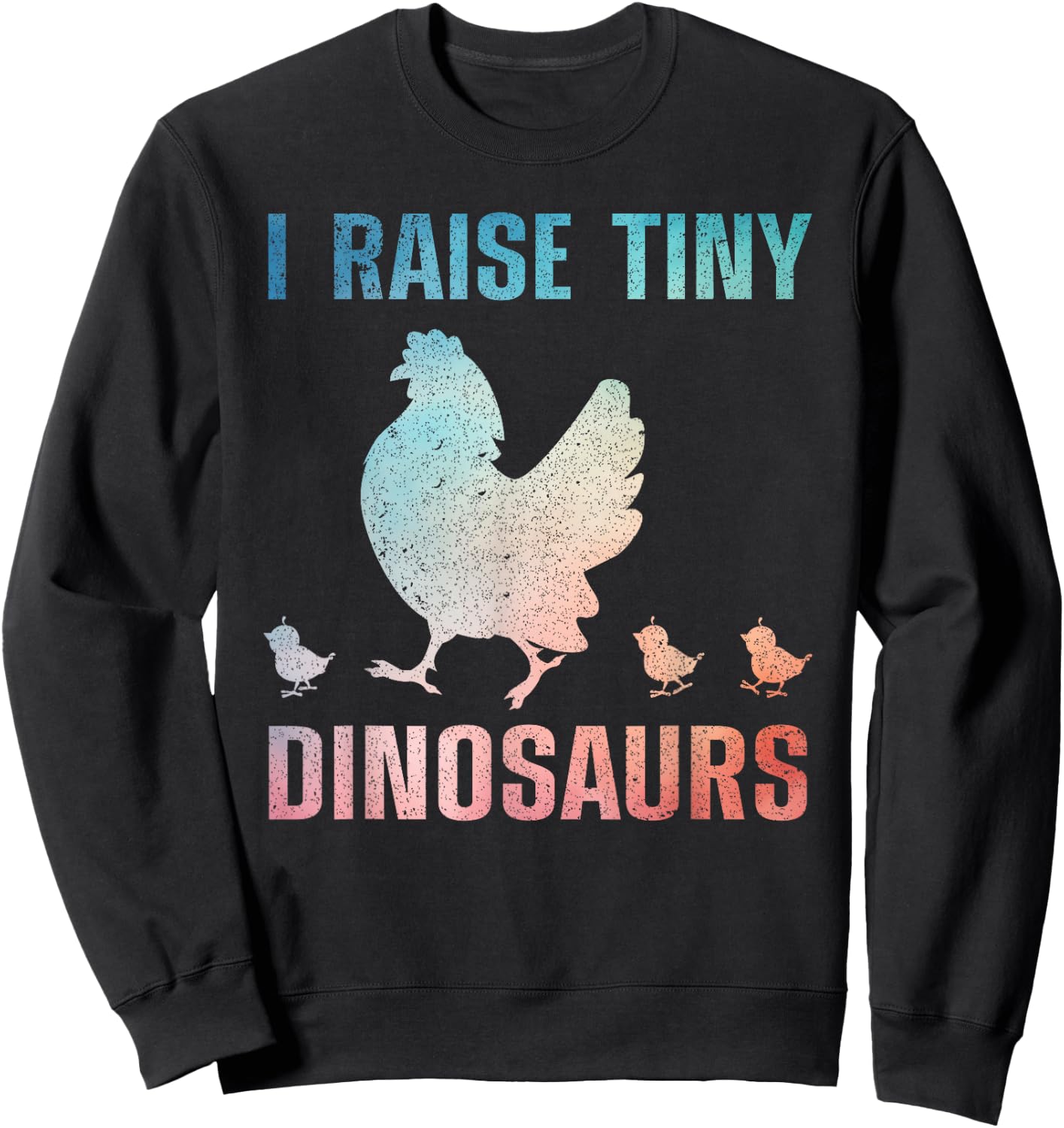 Cute Chicken Women Rooster Hen Chicken Farmer Lovers Sweatshirt - Sweatshirt | Black