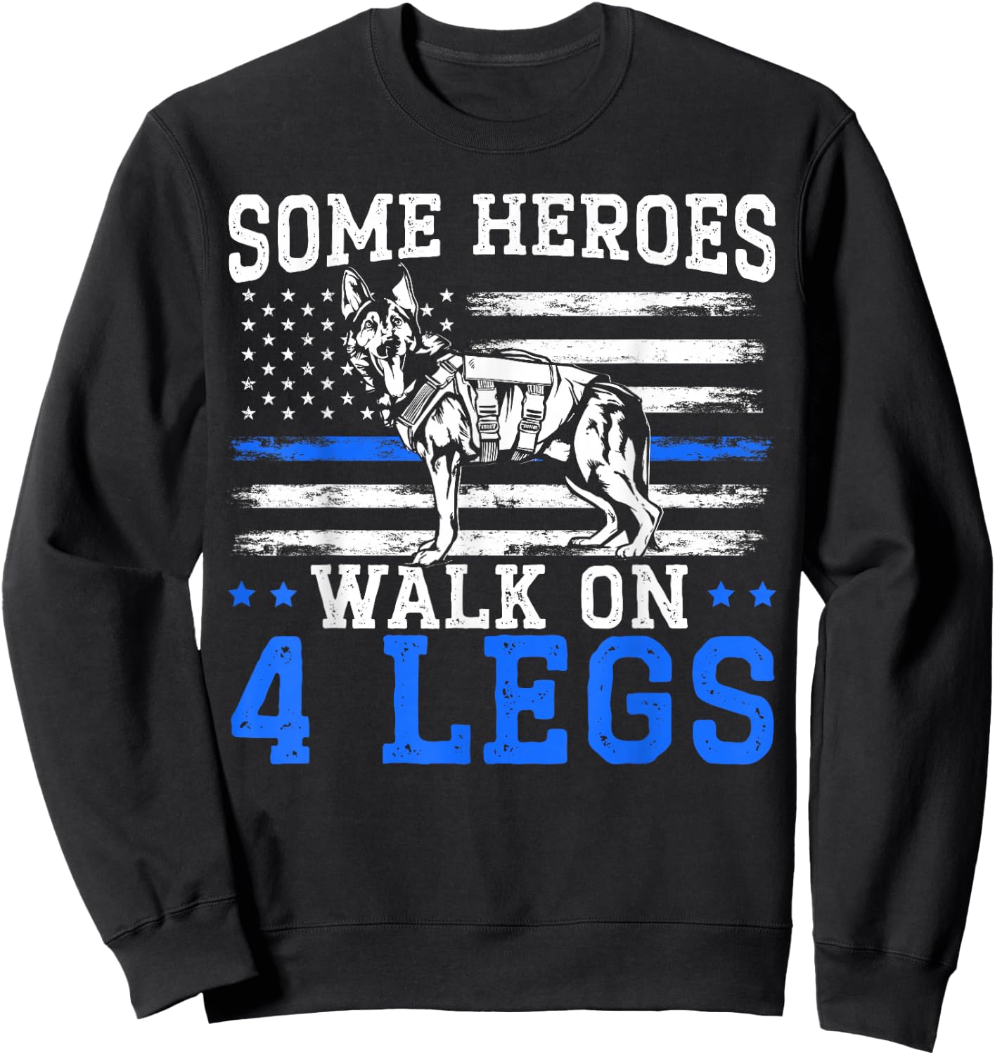 K9 Handler Police Dog Law Enforcement Police K9 Unit Sweatshirt - Sweatshirt | Black