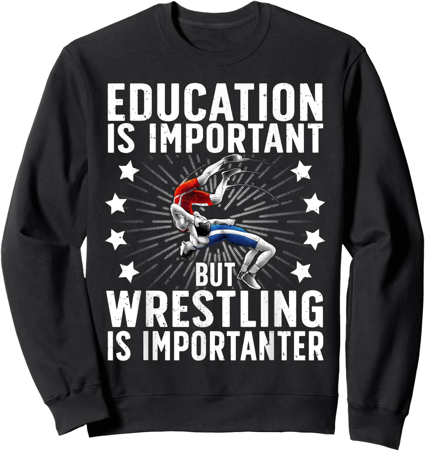 Best Wrestling Women Professional Wrestling Wrestler Sweatshirt - Sweatshirt | Black