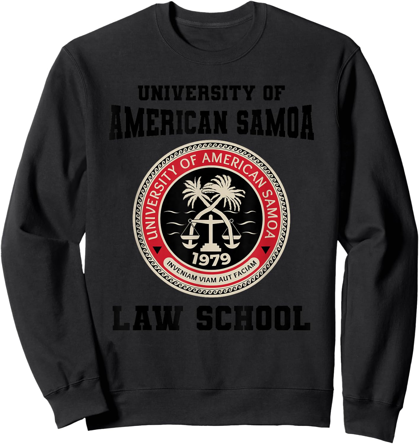 University of American Samoa Law School Sweatshirt - Sweatshirt | Black