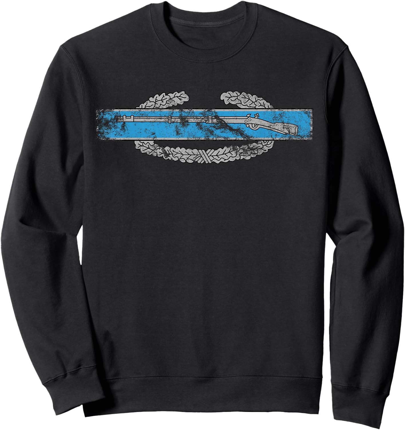 US Army CIB - Combat Infantryman Badge - 11 Bravo - 11B Sweatshirt - Sweatshirt | Black
