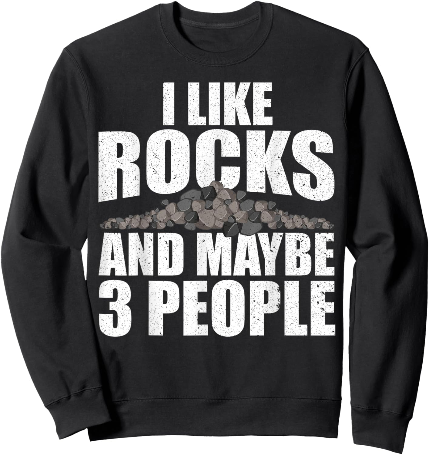 Rock Collector Women Rockhound Geology Rockhounding Sweatshirt - Sweatshirt | Black