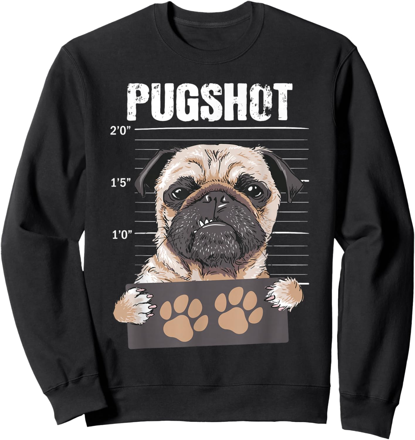 Pugshot - Puppy Lover Pug Owner Dog Owner Pet Breeder Women Kids Sweatshirt - Sweatshirt | Black