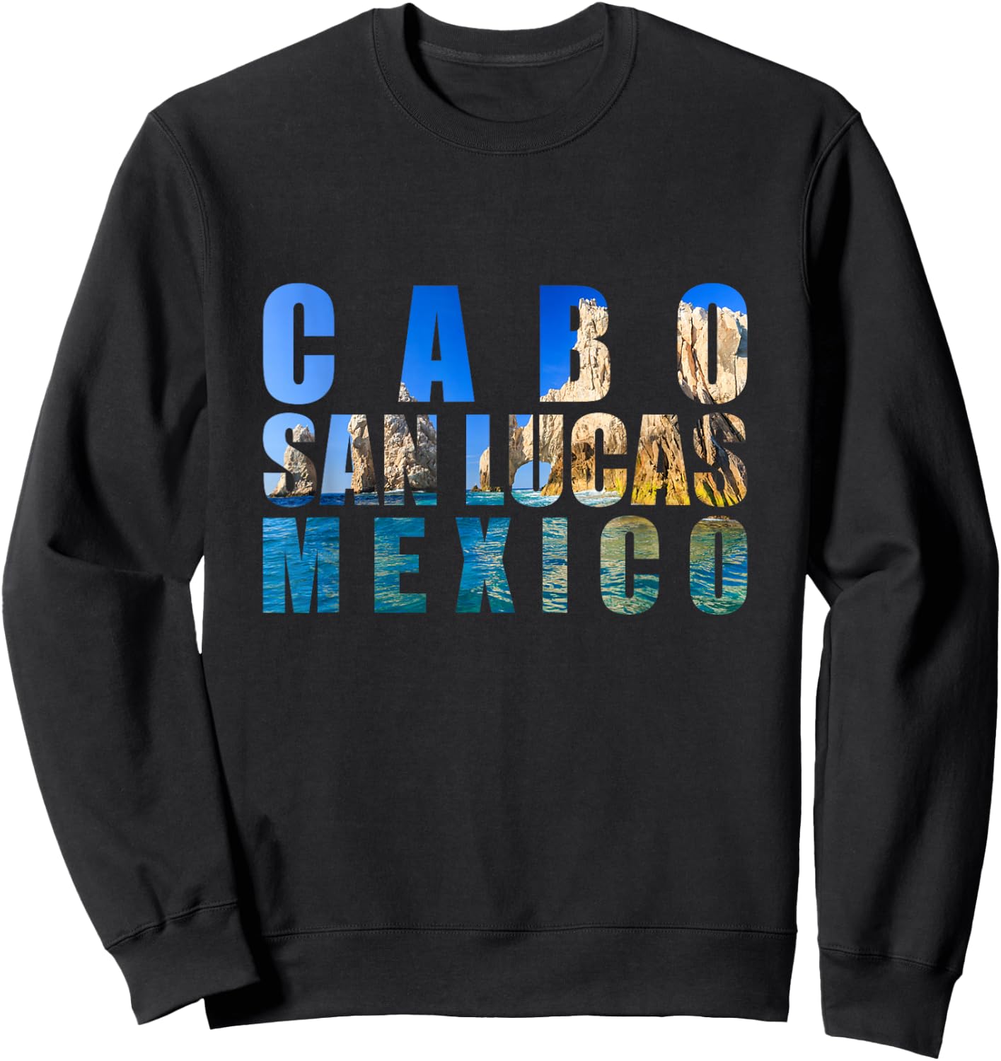 The Arch Of Cabo San Lucas Mexico Vacation Souvenir Sweatshirt - Sweatshirt | Black