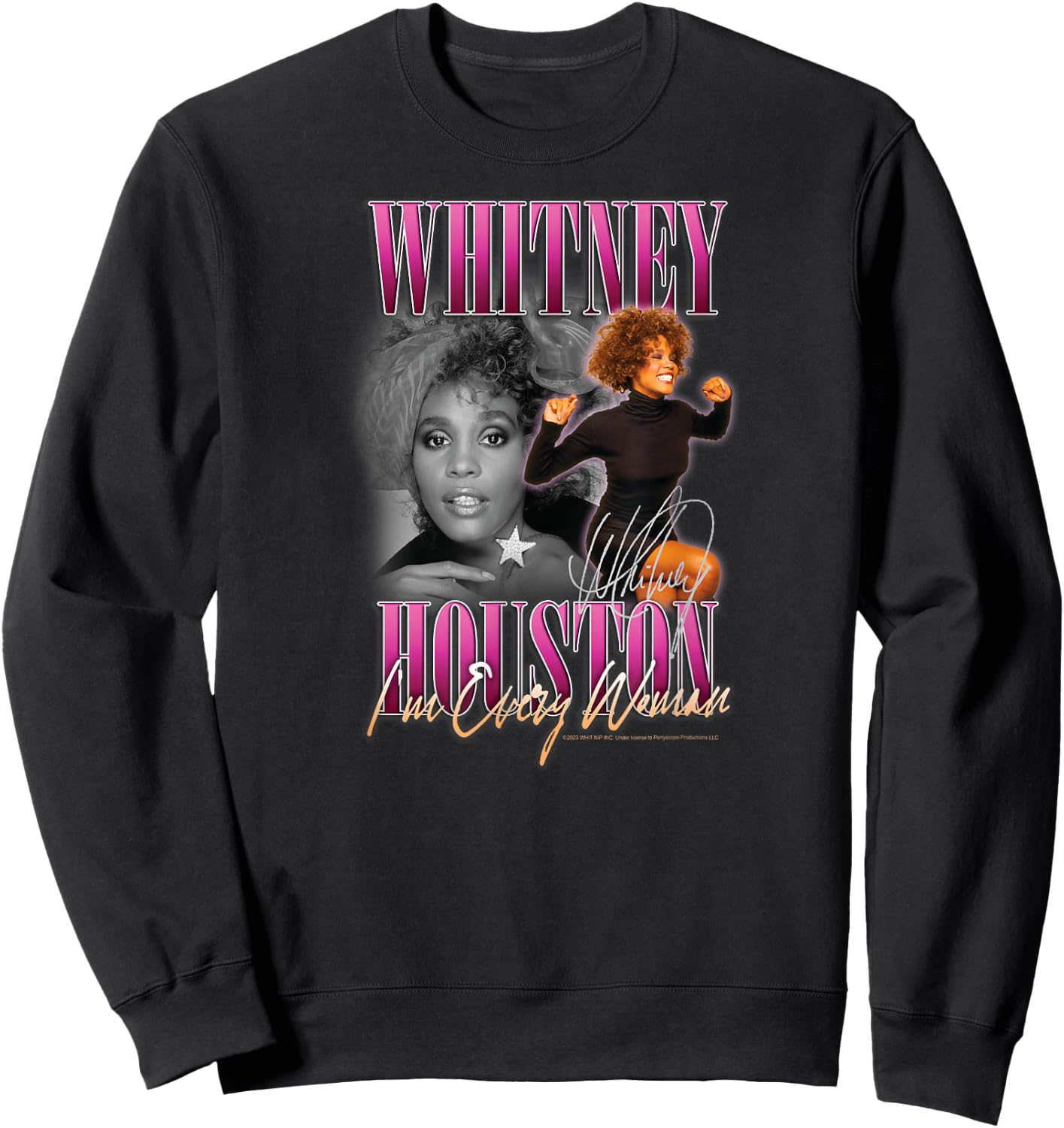Whitney Houston - I'm Every Woman Sweatshirt - Sweatshirt | Black