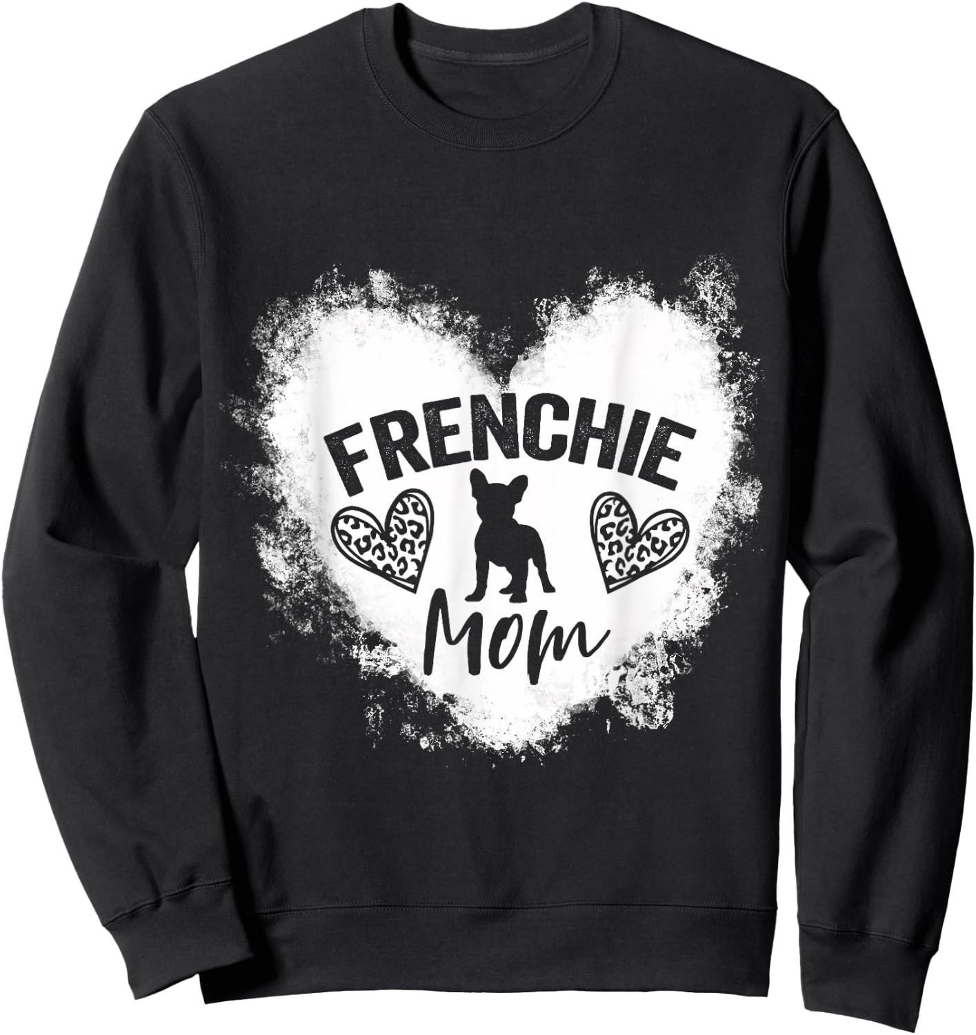 Frenchie Mom Frenchie Mama French Bulldog Lover Sweatshirt - Sweatshirt | Black