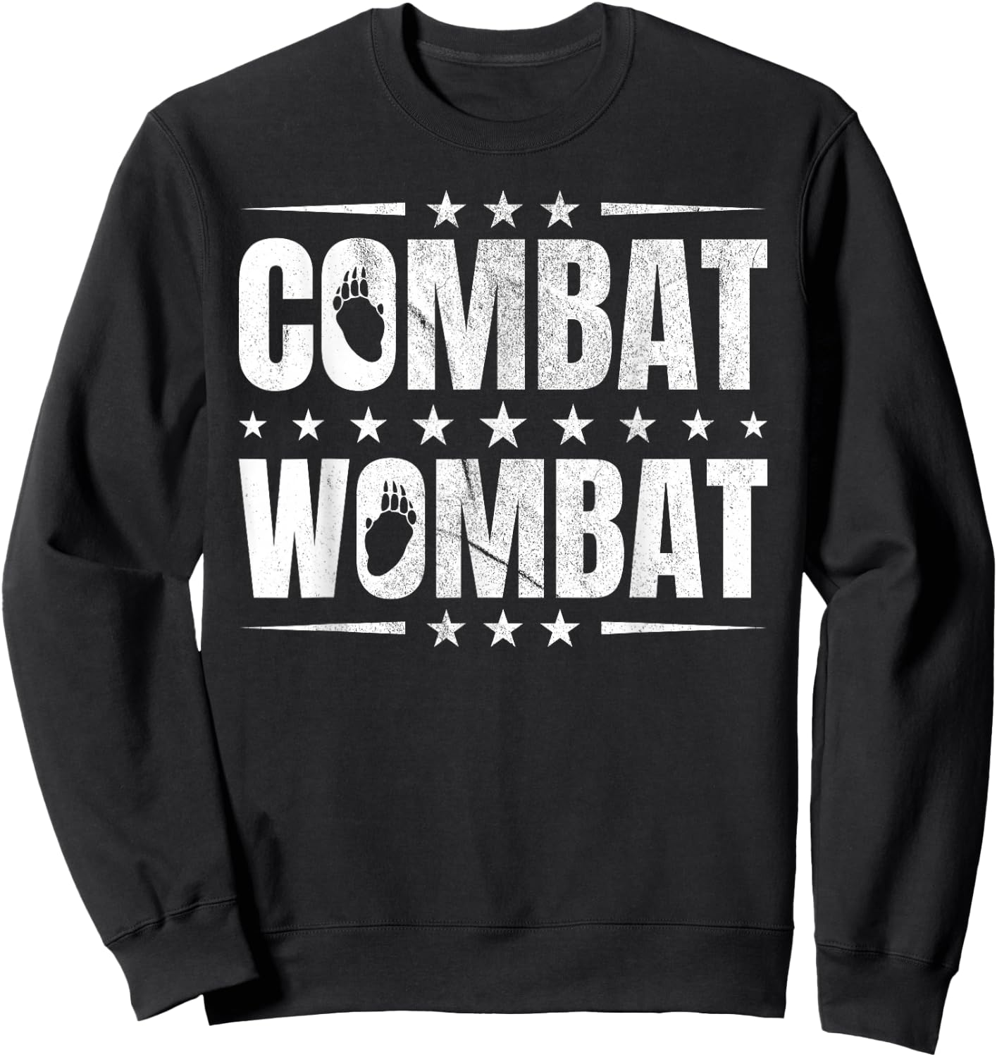 Combat Wombat For A Wombats Lover Sweatshirt - Sweatshirt | Black