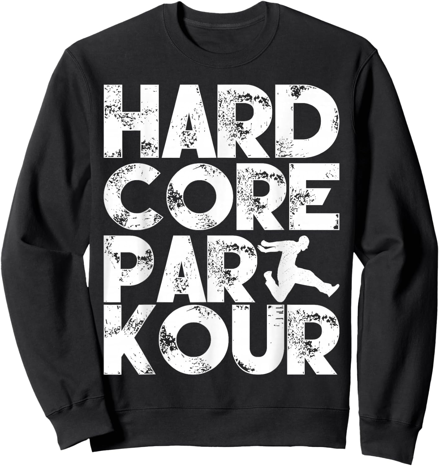 Hardcore Parkour Cool Practitioner Freerunning Boys Sweatshirt - Sweatshirt | Black