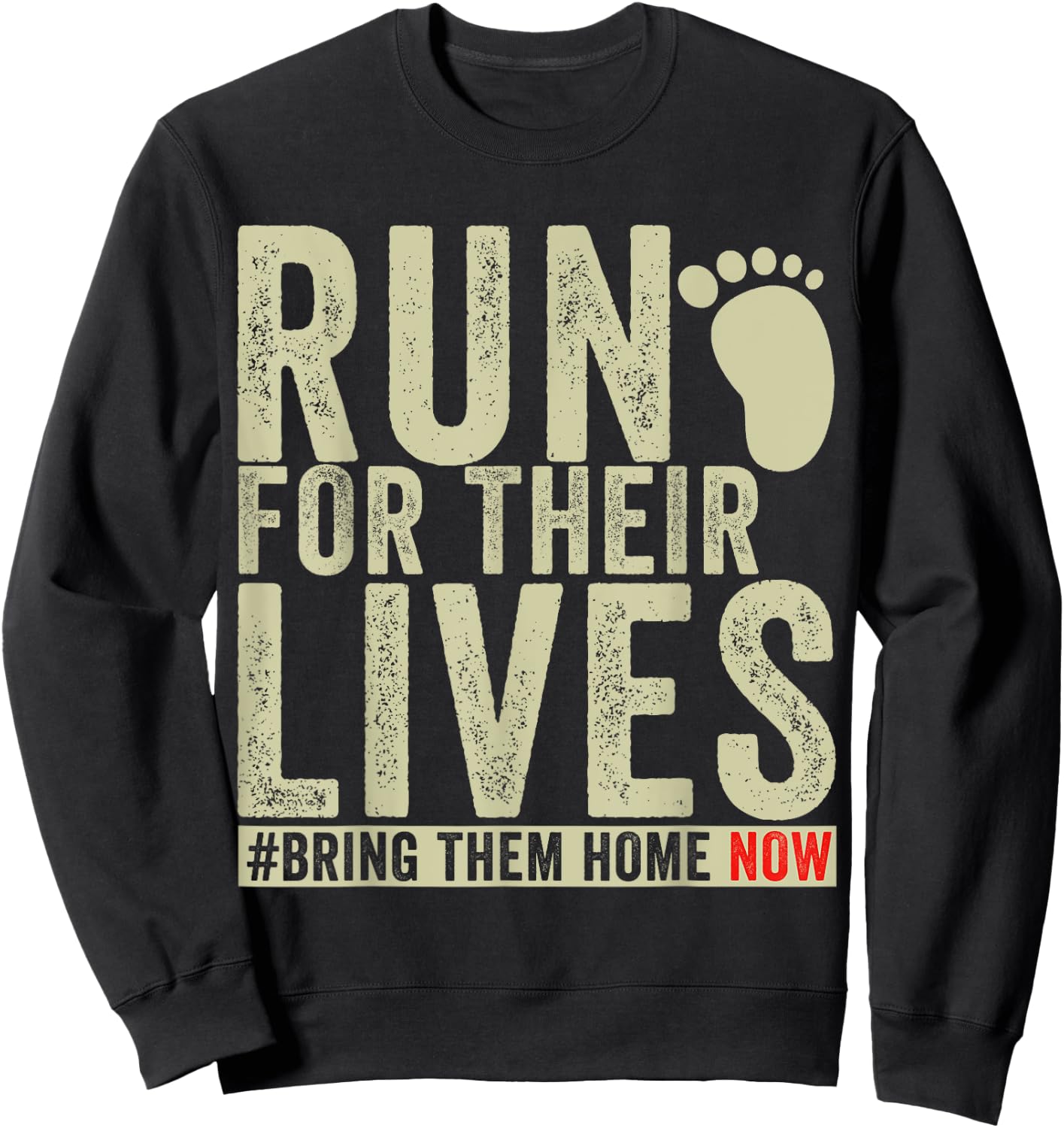 Run for Their Lives Sweatshirt - Sweatshirt | Black