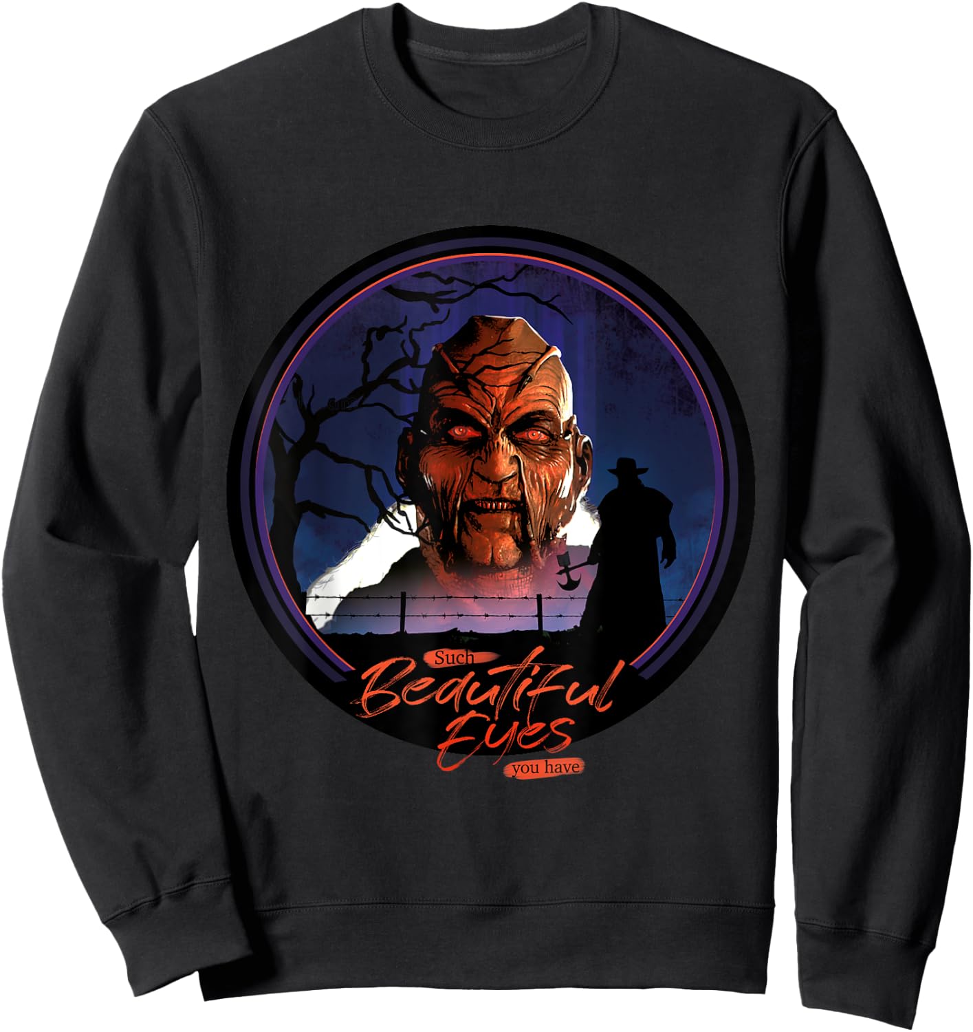 Jeepers Creepers Beautiful Eyes Sweatshirt - Sweatshirt | Black