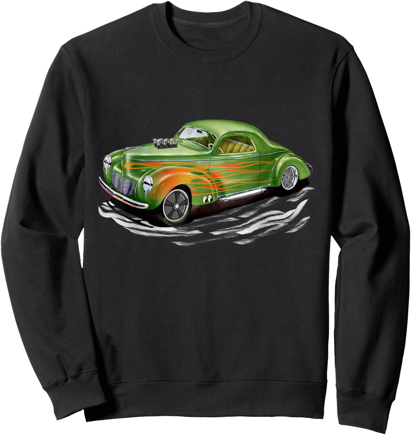 Gasser Hot Rod 1940 Willys Business Coupe Model Sweatshirt - Sweatshirt | Black