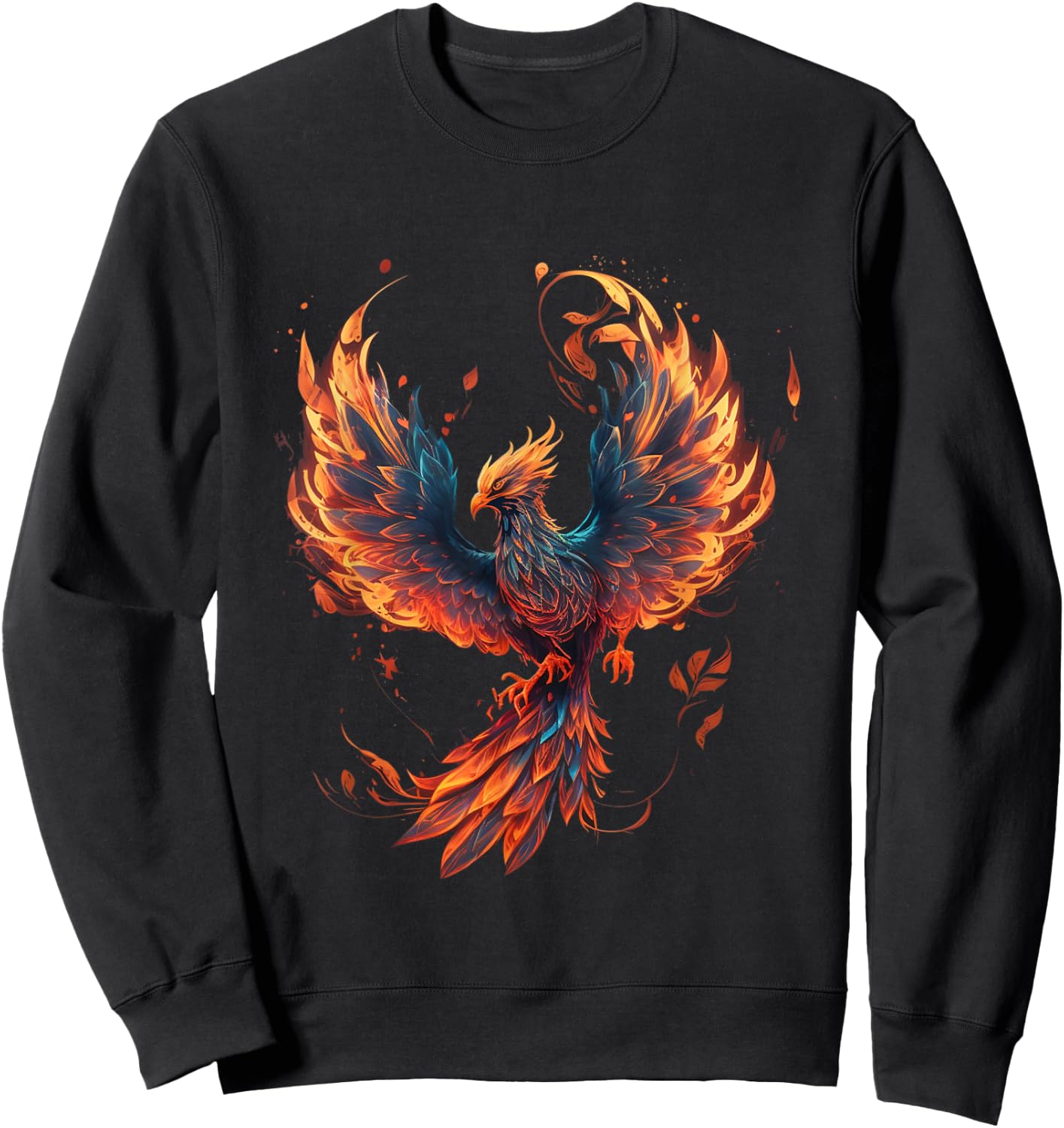 Fire Phoenix Bird Phoenix Reborn Firebird Phoenix Sweatshirt - Sweatshirt | Black