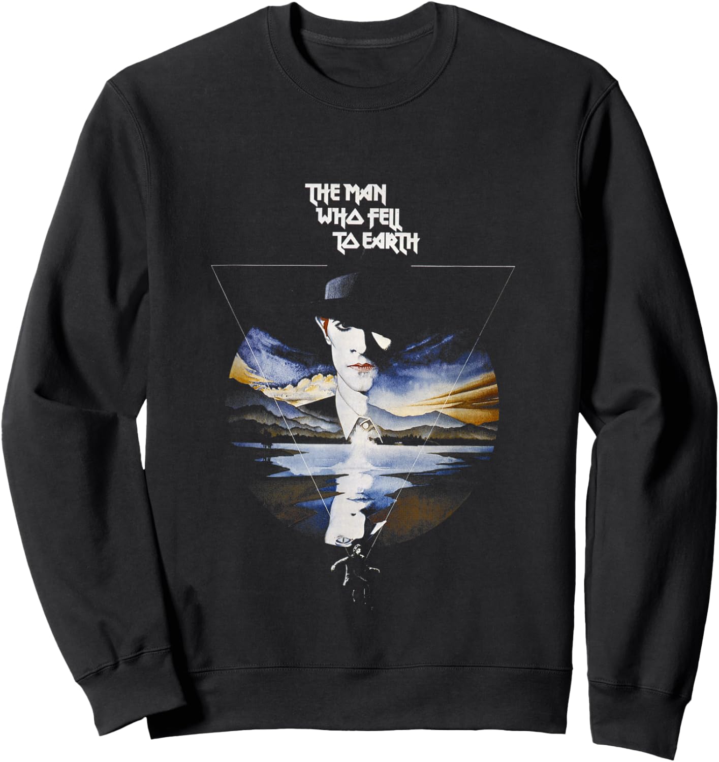 The Man Who Fell To Earth Theatrical Poster Sweatshirt - Sweatshirt | Black