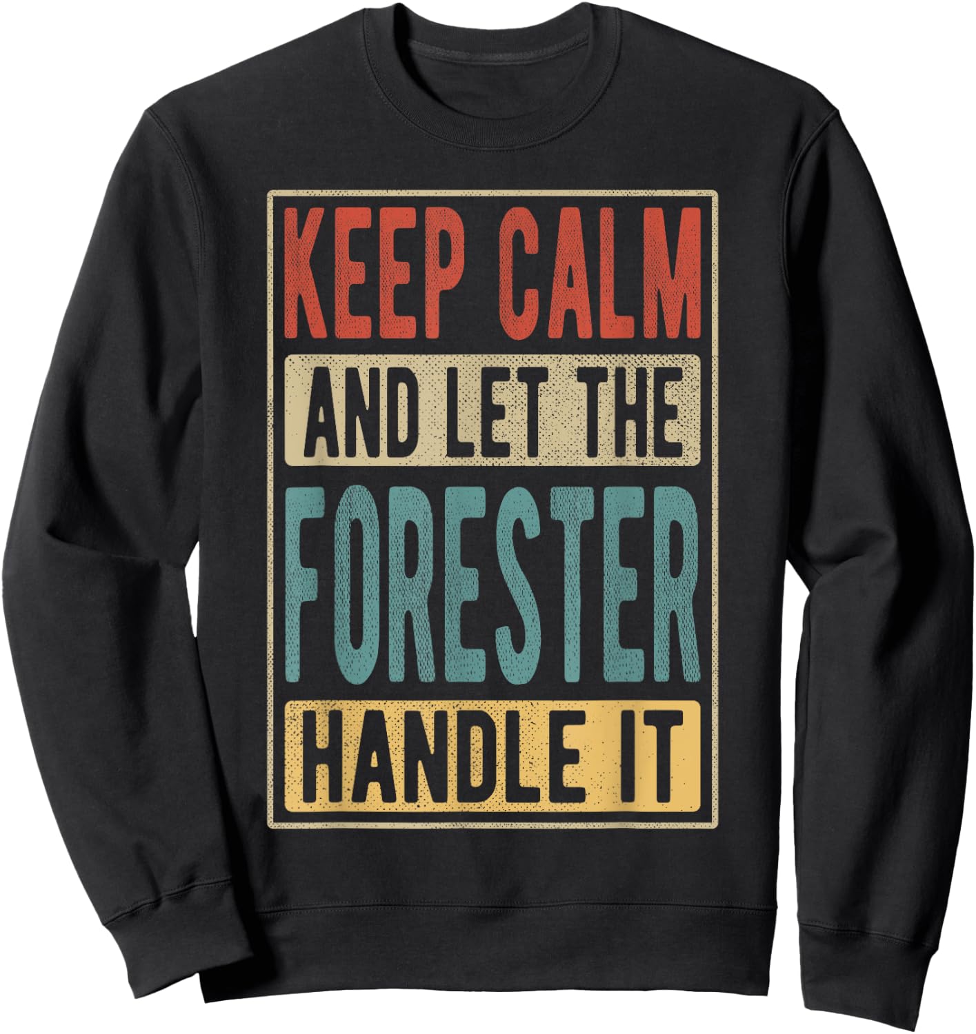 Forester Retro Design - Forester Sweatshirt - Sweatshirt | Black