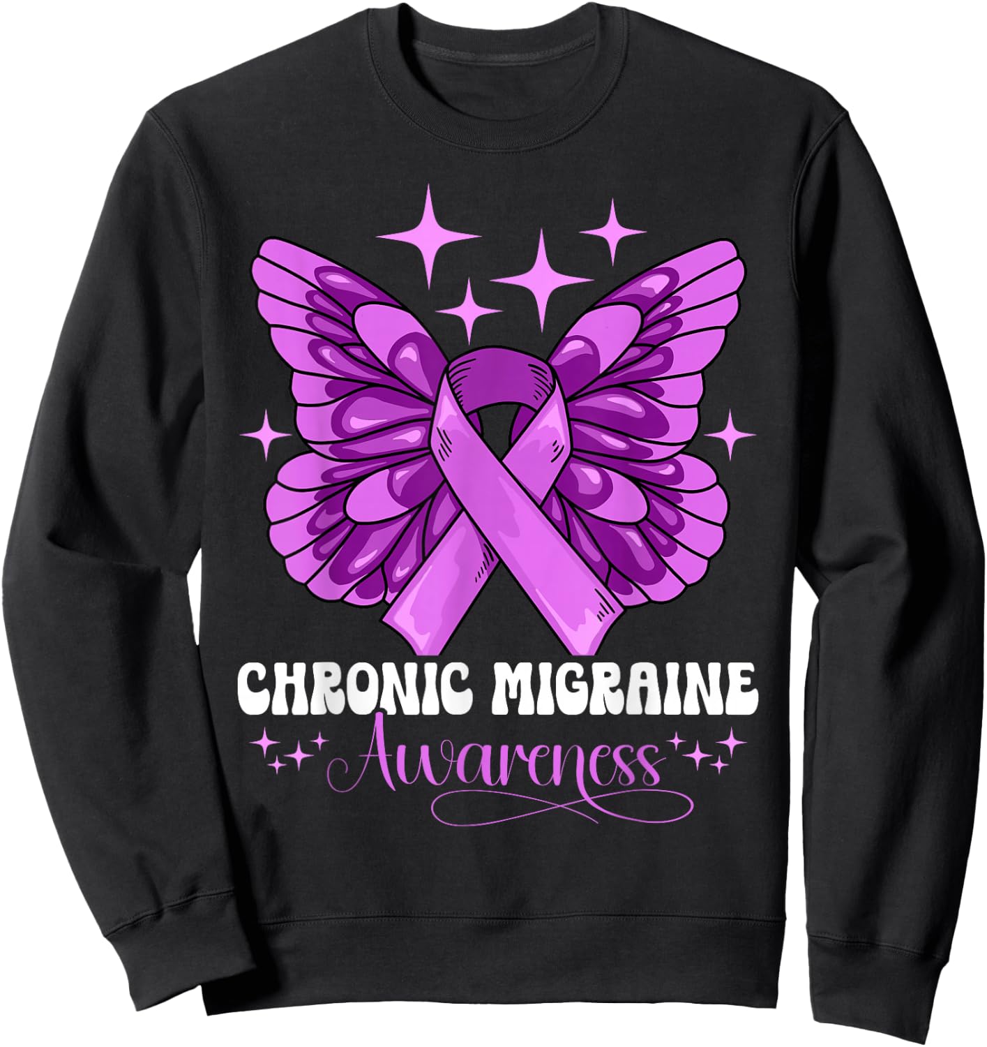 Chronic Migraine Awareness Sweatshirt - Sweatshirt | Black