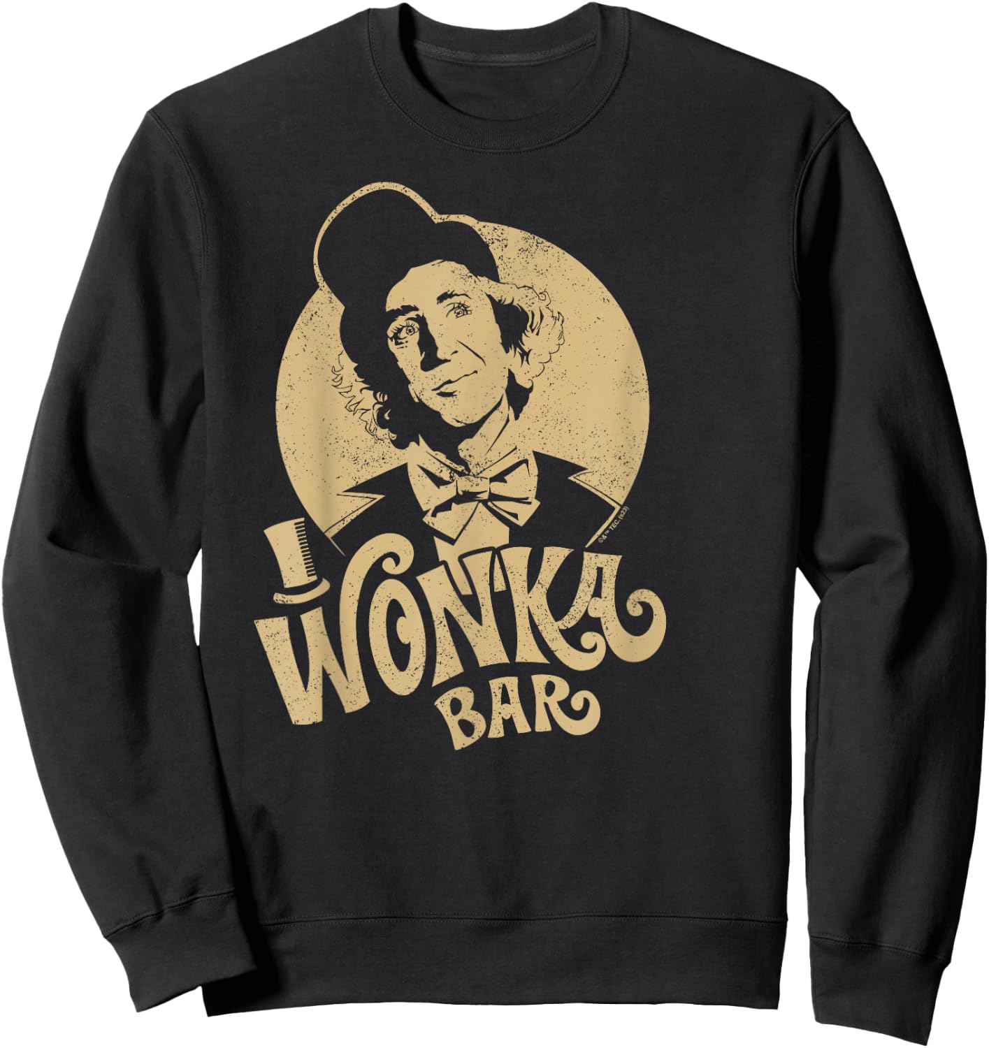 Willy Wonka & The Chocolate Factory - Wonka Bar One Color Sweatshirt - Sweatshirt | Black