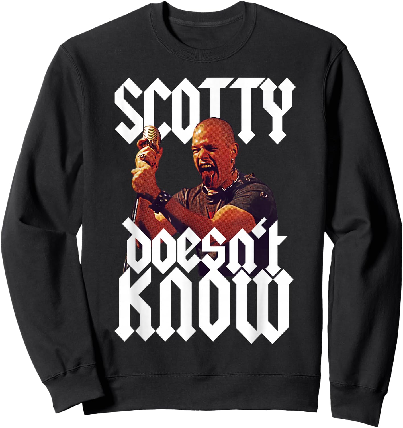 Scotty Doesn't Know Quote Sweatshirt - Sweatshirt | Black