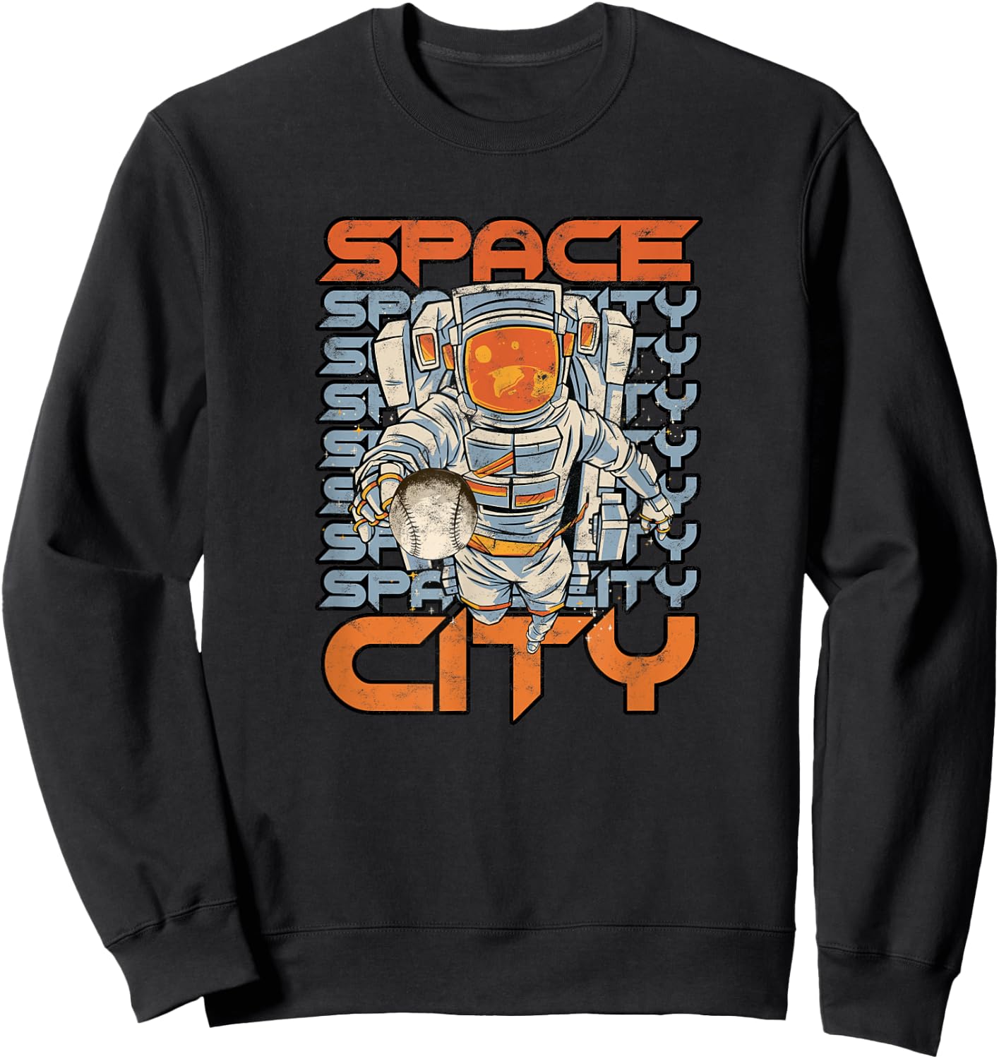 SPACE CITY H-Town Houston - Houston Pride Sweatshirt - Sweatshirt | Black