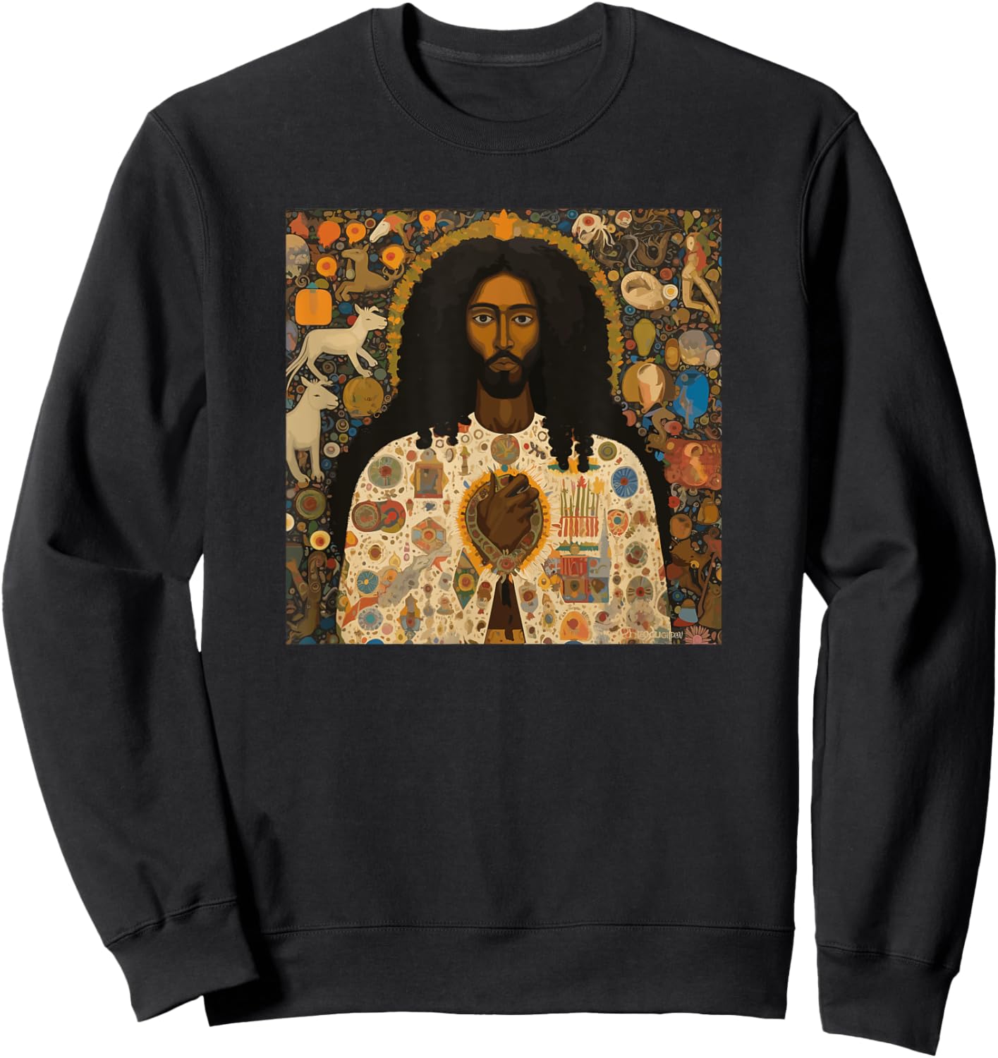 Black Jesus Sweatshirt - Sweatshirt | Black