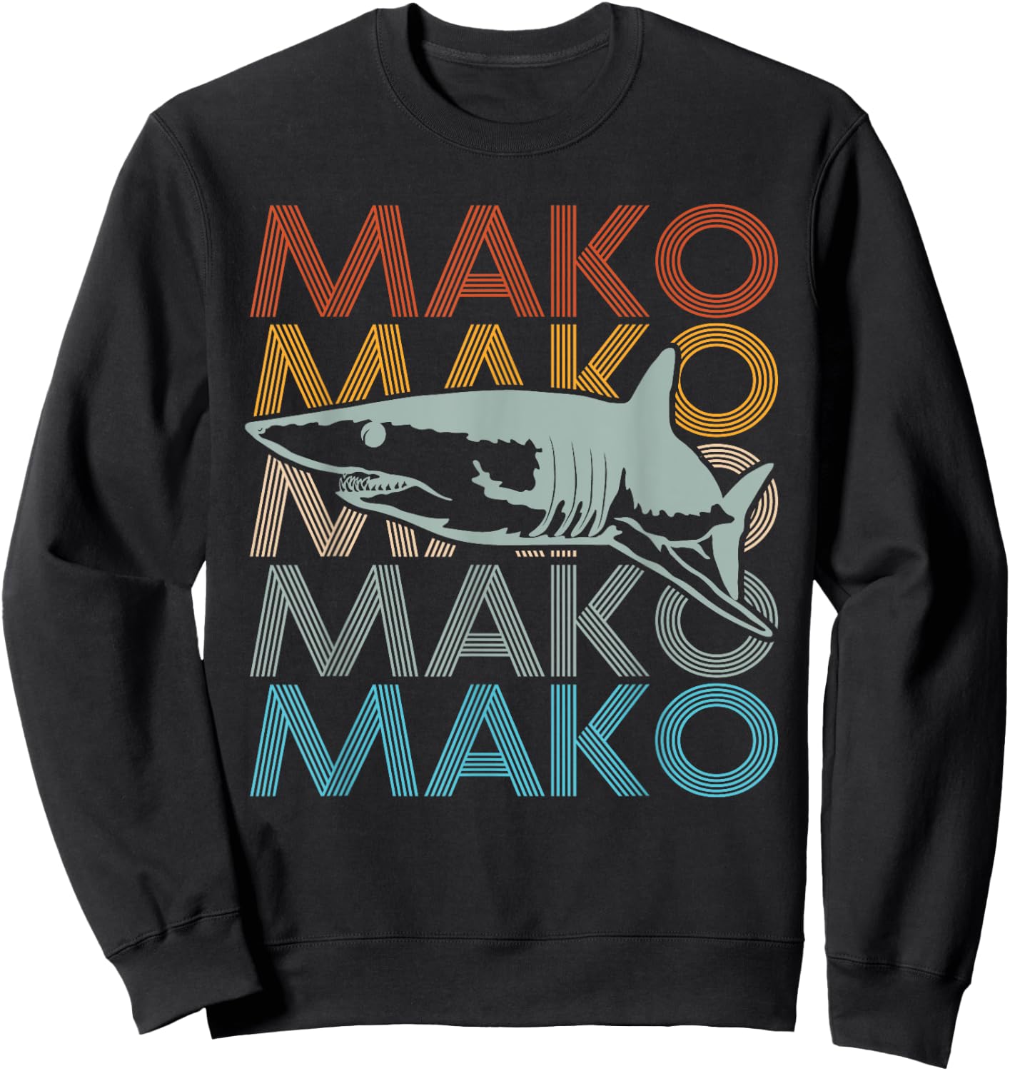 MAKO Design for a Mako Shark Diver Sweatshirt - Sweatshirt | Black