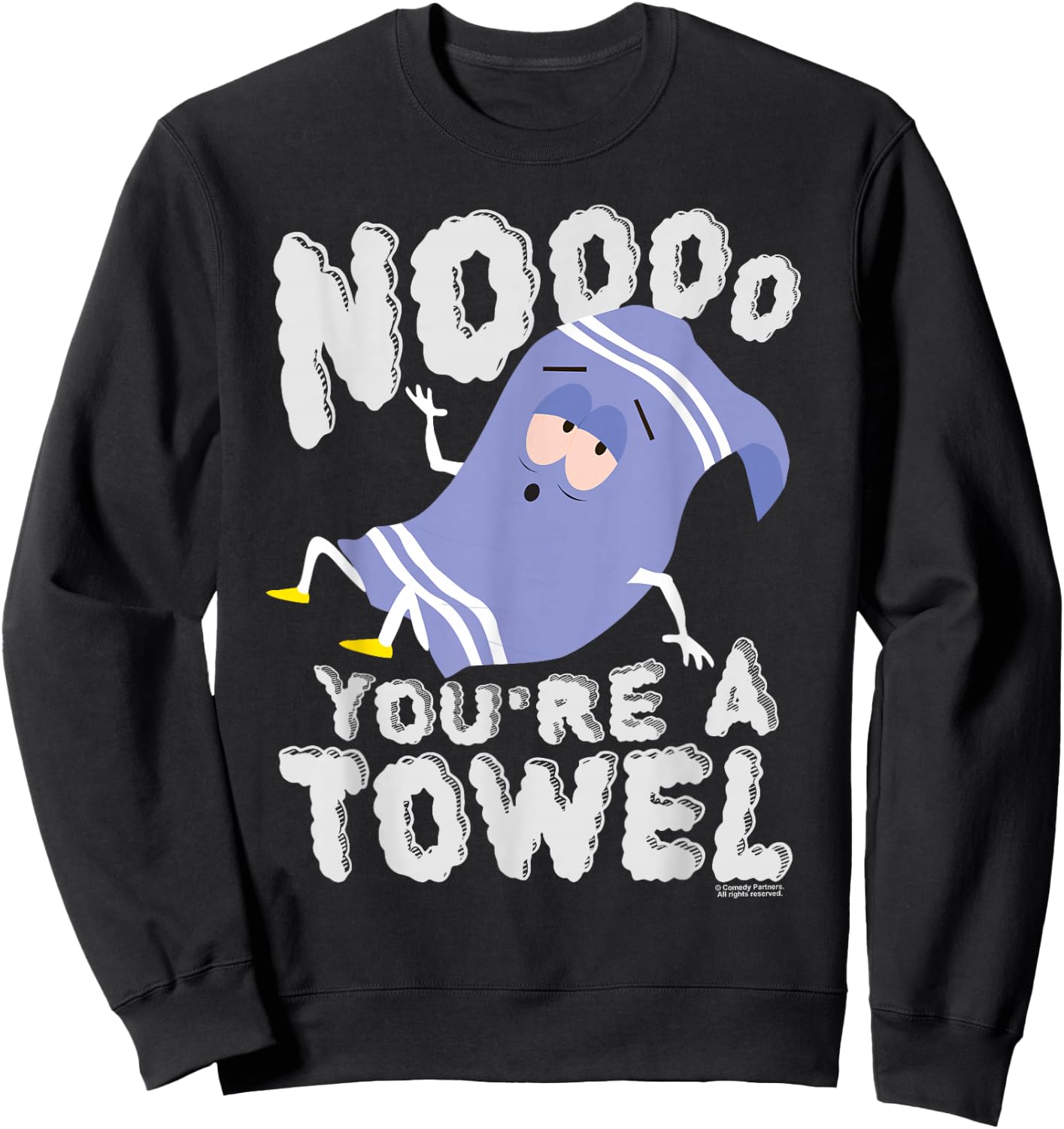 South Park Towlie Noooo You're a Towel Sweatshirt - Sweatshirt | Black