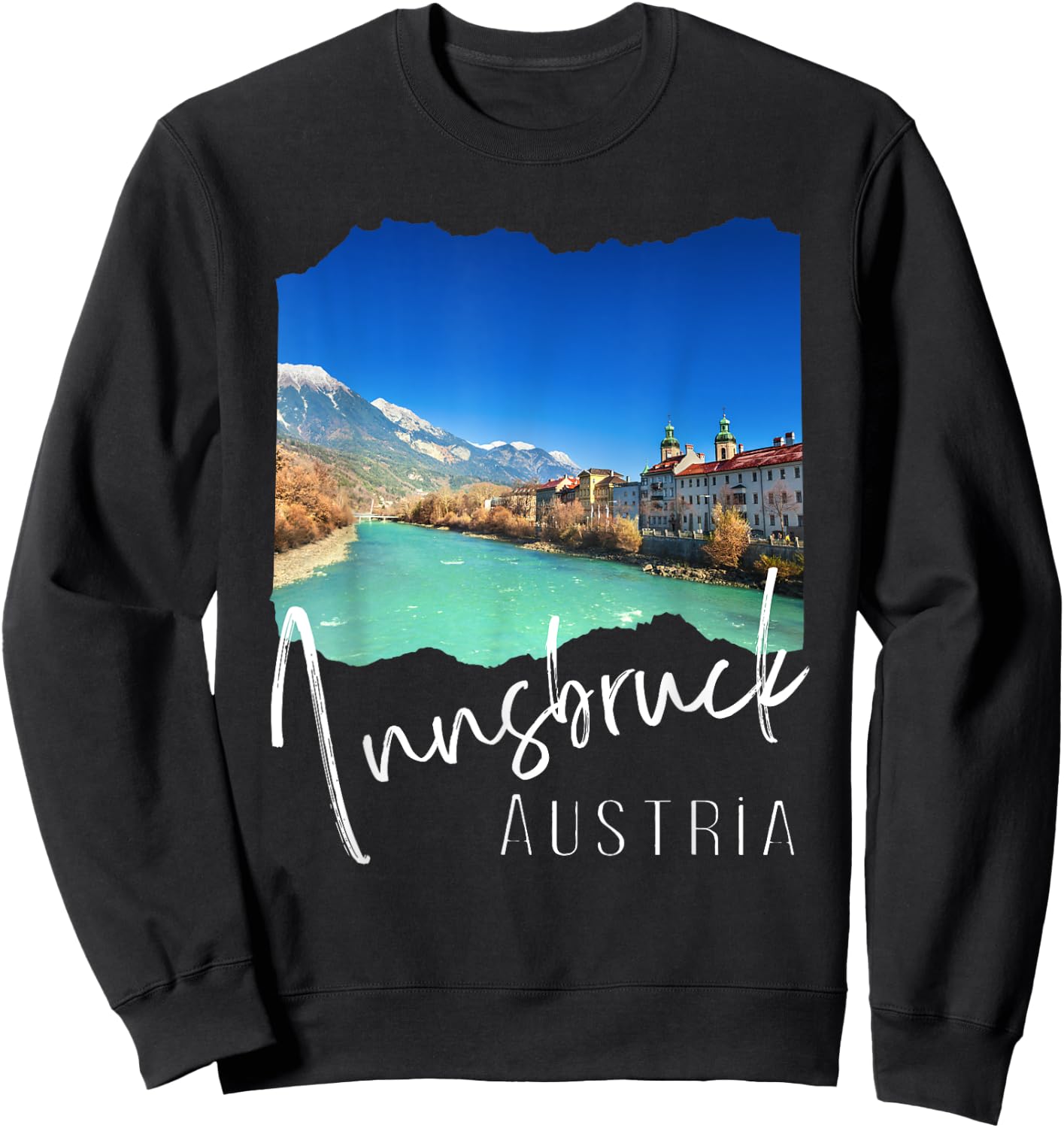 Innsbruck Souvenir Innsbruck Austria Sweatshirt - Sweatshirt | Black