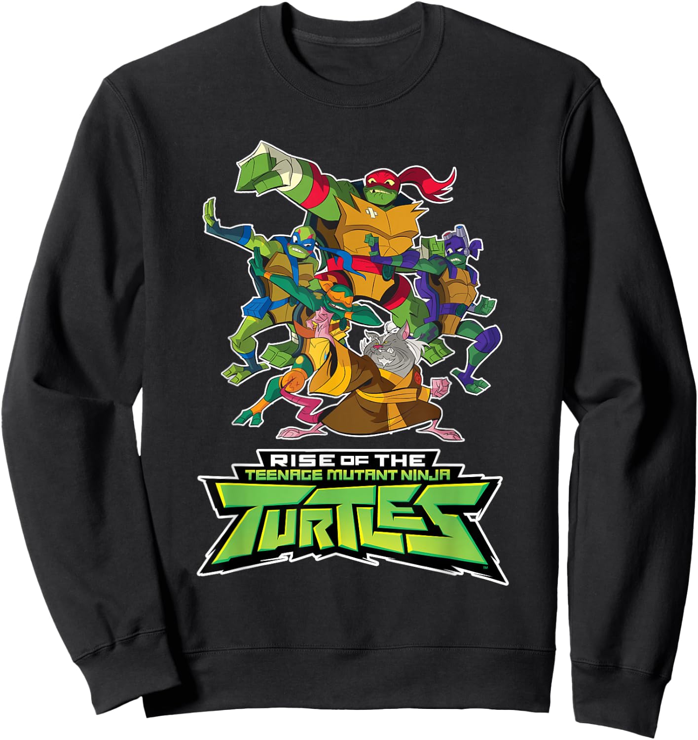 Splinter & The Turtles - Rise Sweatshirt - Sweatshirt | Black