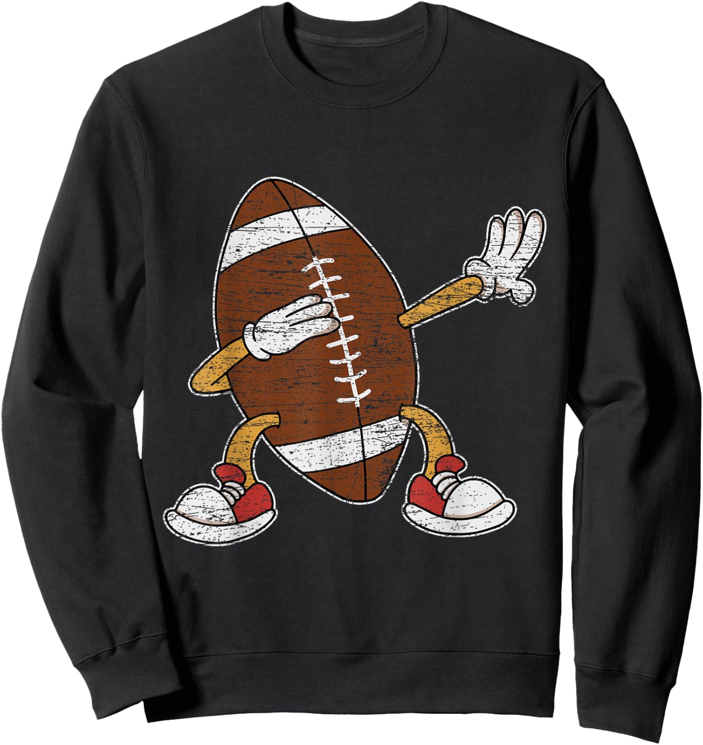 Dabbing Football Dab Footballer Sweatshirt - Sweatshirt | Black