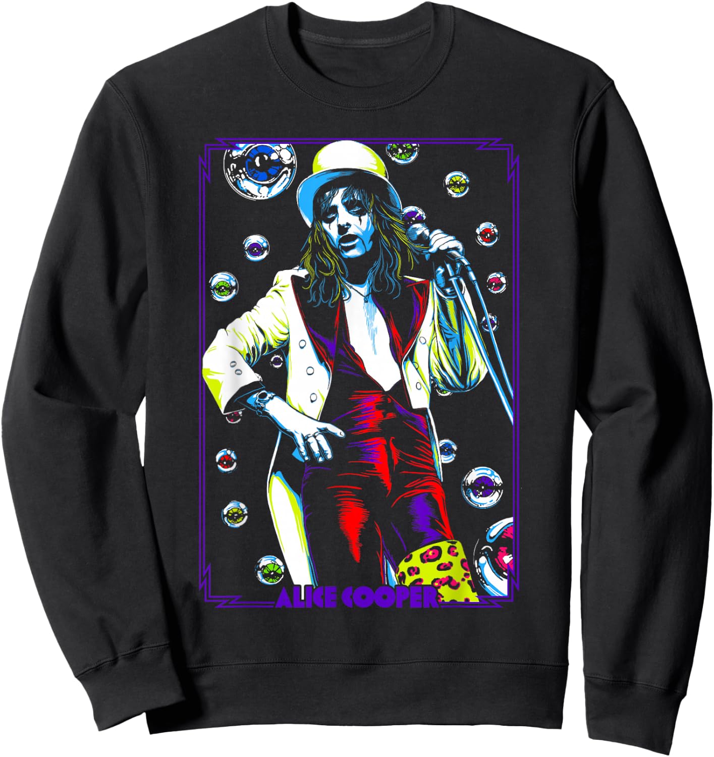 Alice Cooper – Bubble Alice Sweatshirt - Sweatshirt | Black