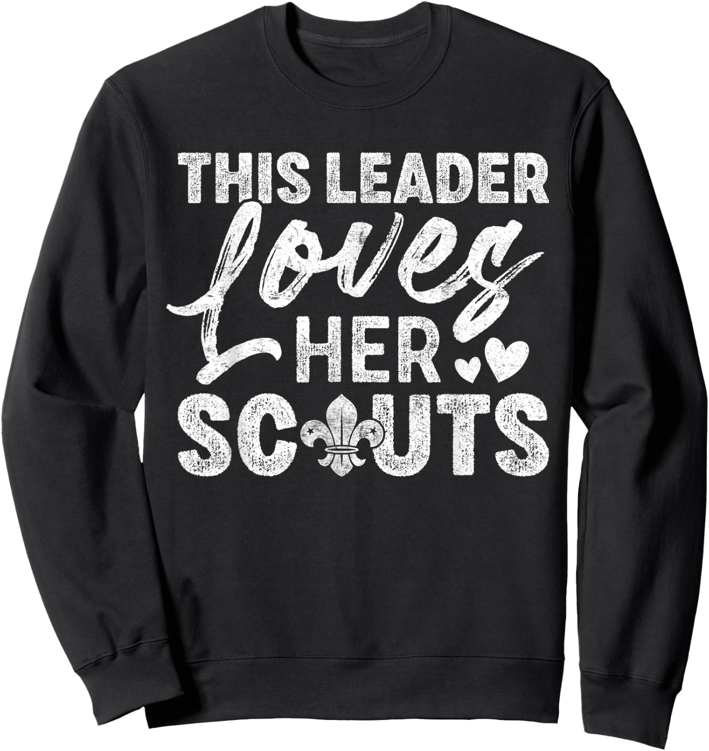 Scout For Girls boys Funny Scouting Leader Sweatshirt - Sweatshirt | Black