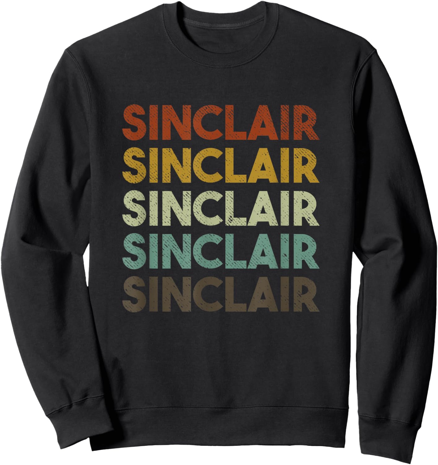 Sinclair Vintage 80s Retro Style Sweatshirt - Sweatshirt | Black