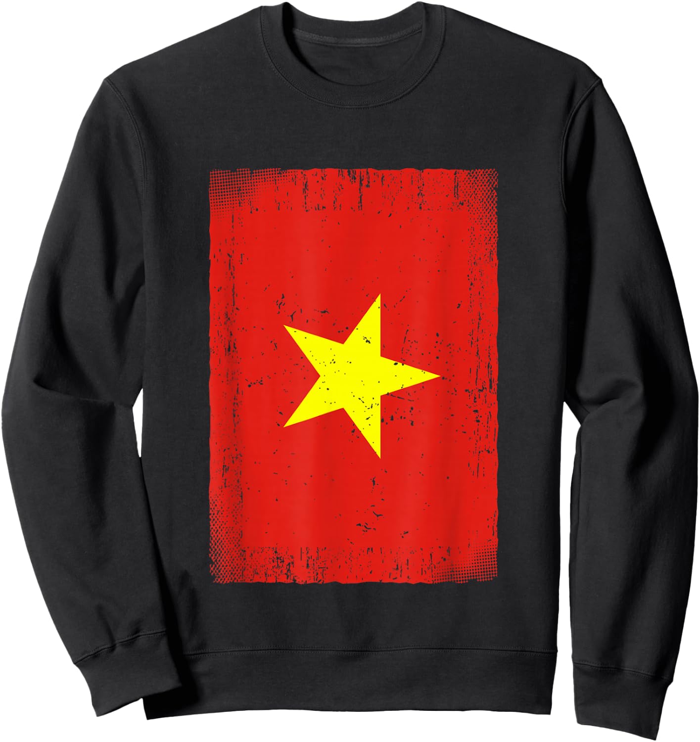 Vietnamese Flag Vietnam Sweatshirt - Sweatshirt | Black