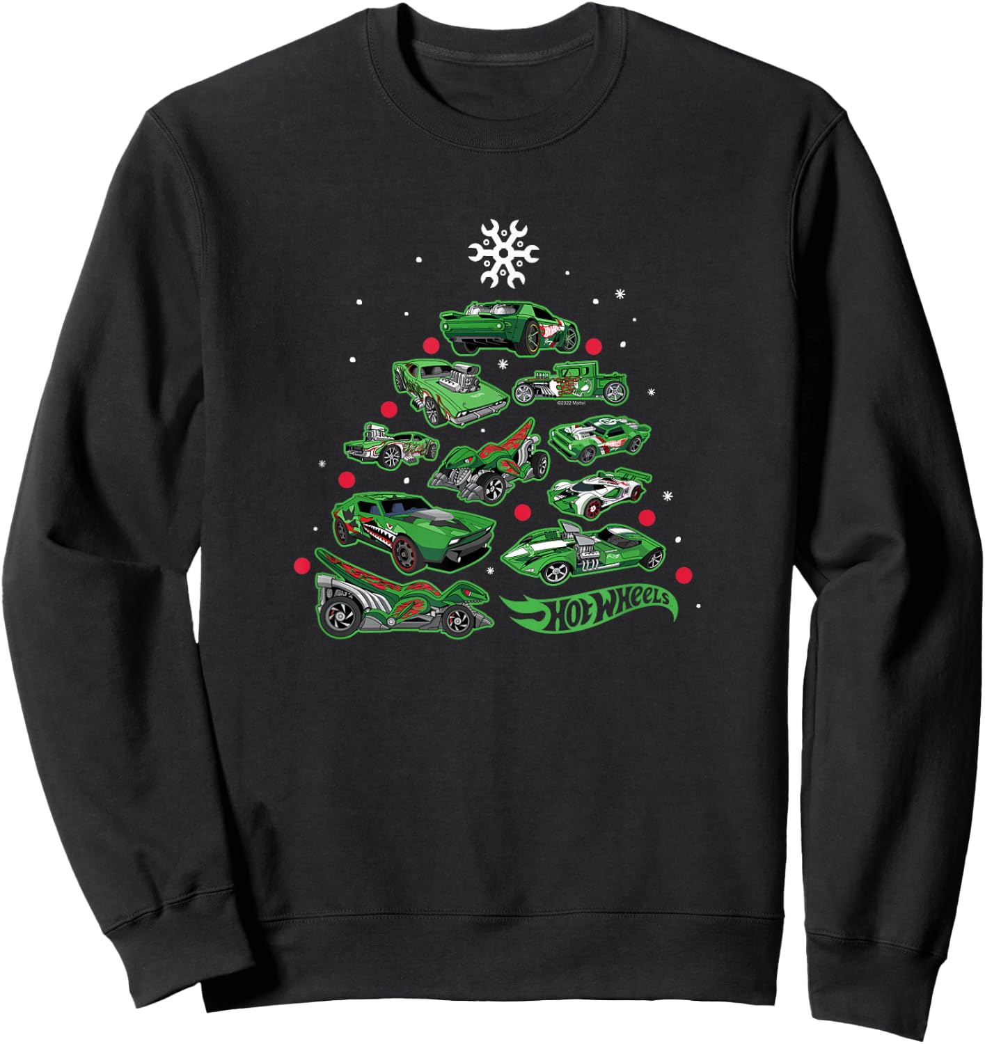 Hot Wheels - Car Tree Sweatshirt - Sweatshirt | Black