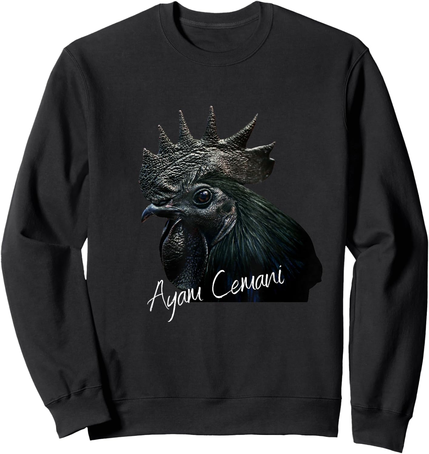 Ayam Cemani Black Chicken Keeper Sweatshirt - Sweatshirt | Black