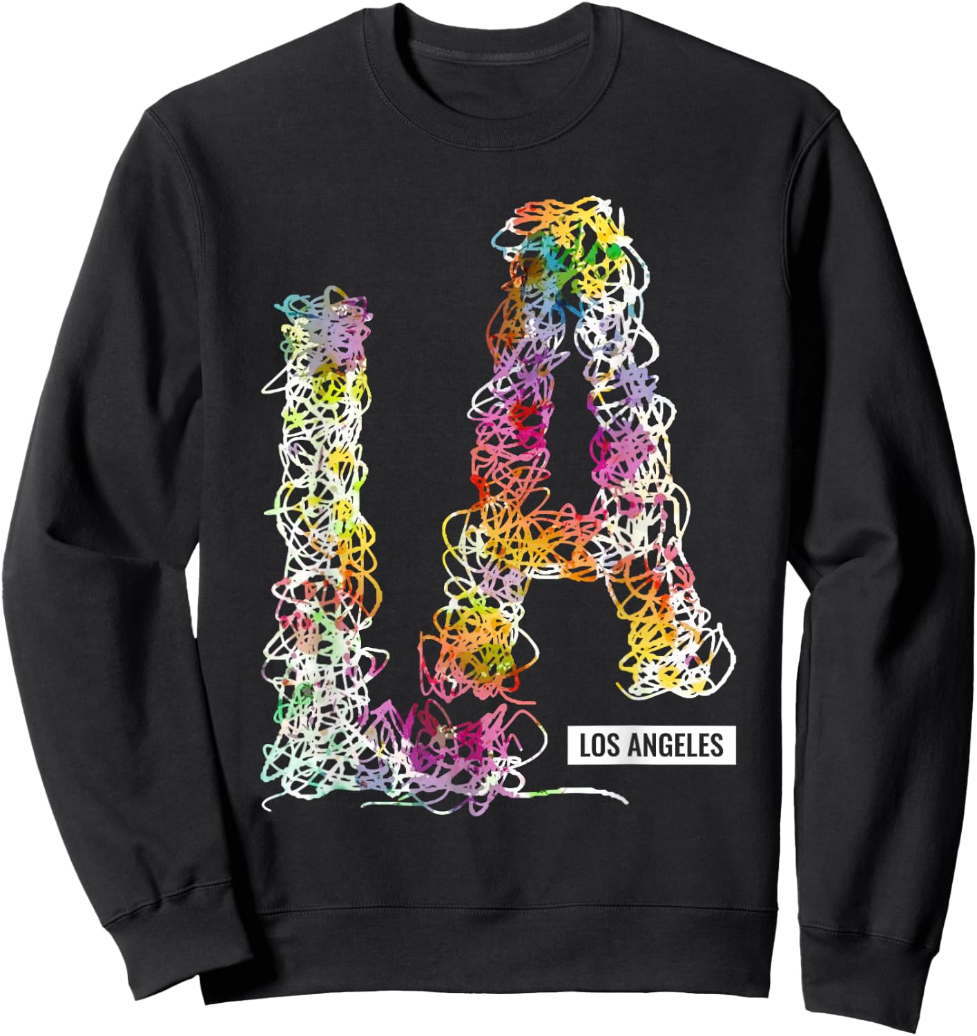 Los Angeles LA California Gift Sweatshirt - Sweatshirt | Black