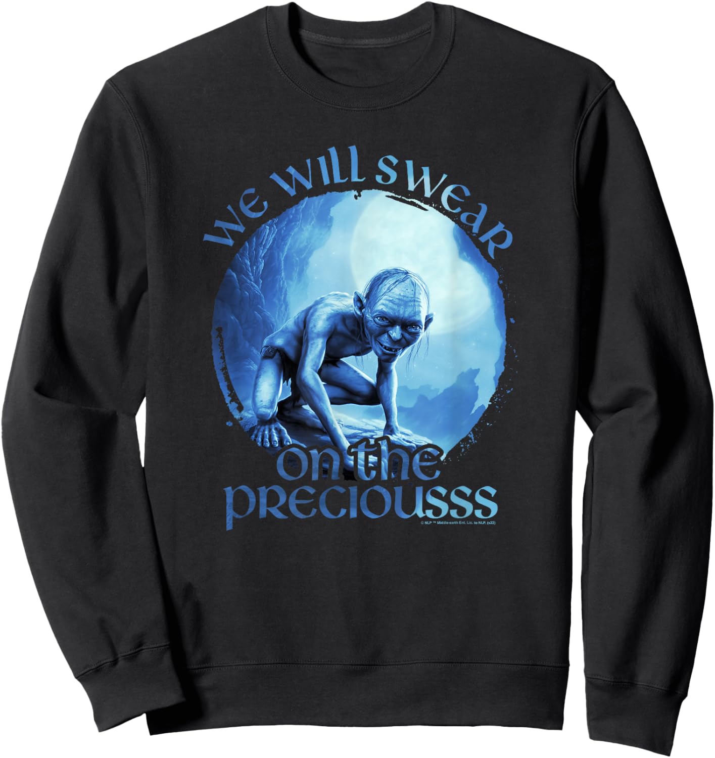 The Lord Of The Rings Gollum Swear On The Precious Sweatshirt - Sweatshirt | Black