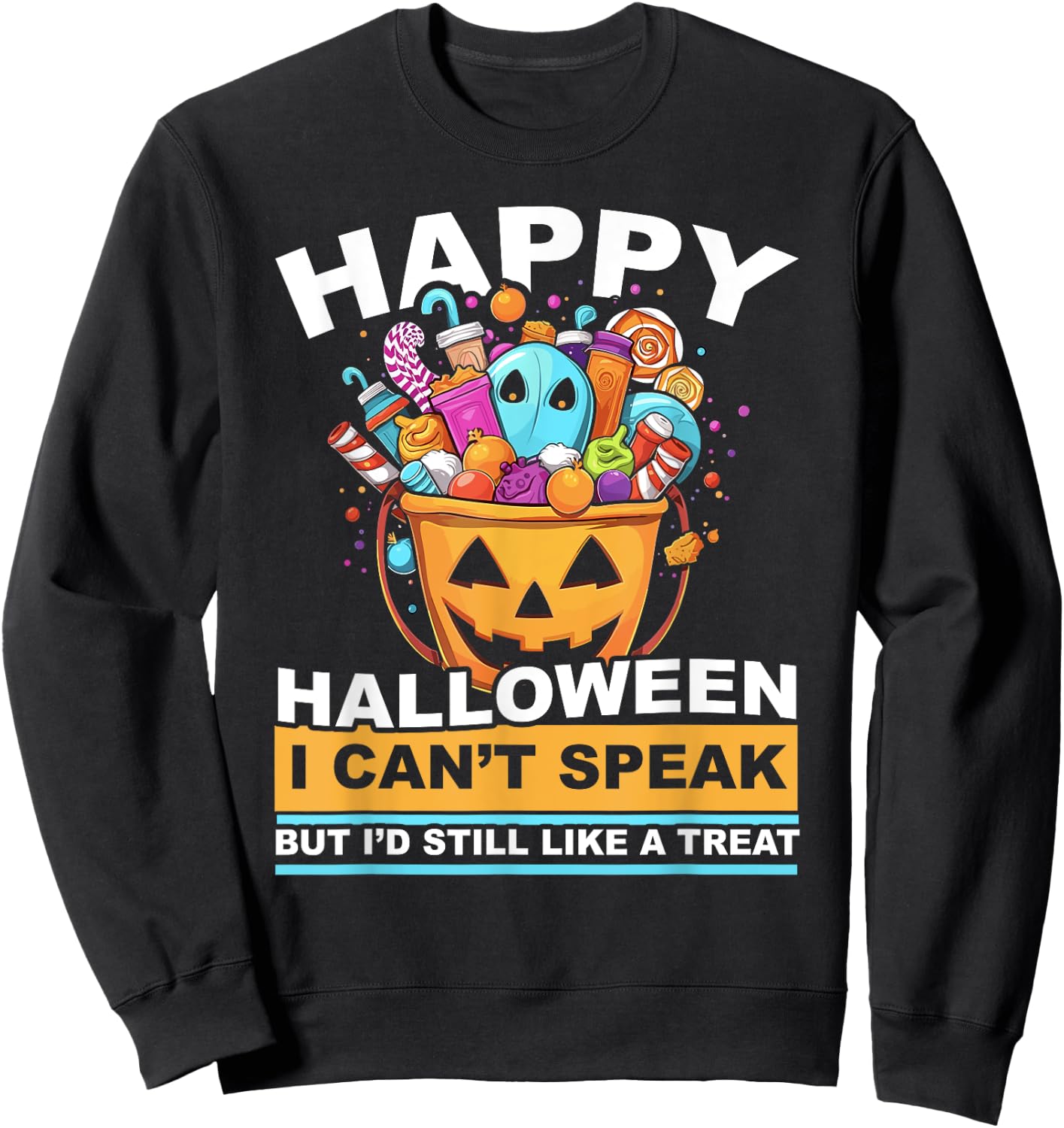 Autism Halloween Puzzle Trick Or Treat Autism Awareness Sweatshirt - Sweatshirt | Black