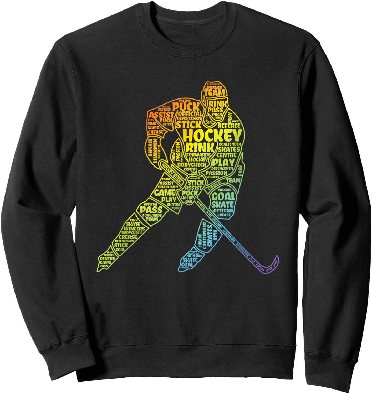 Ice Hockey Boy Sweatshirt - Sweatshirt | Black
