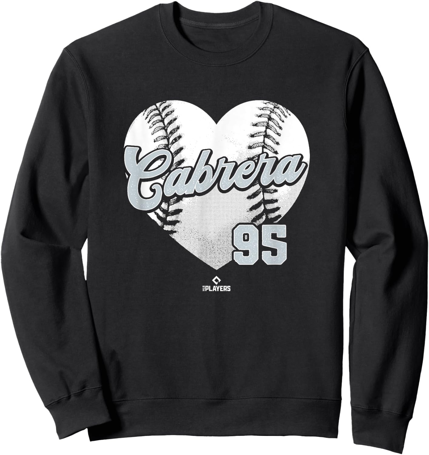 Baseball Heart Oswaldo Cabrera New York MLBPA Sweatshirt - Sweatshirt | Black