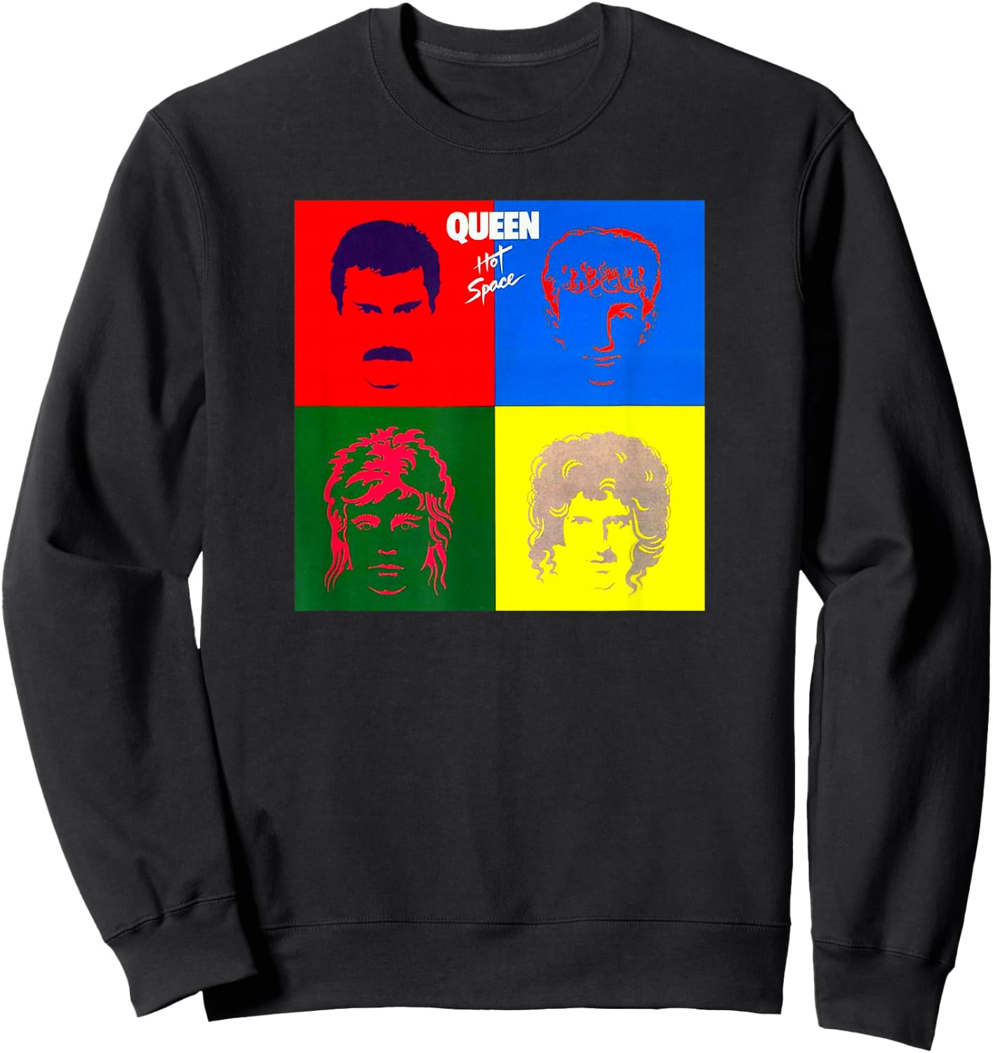 Official Queen Hot Space Sweatshirt - Sweatshirt | Black